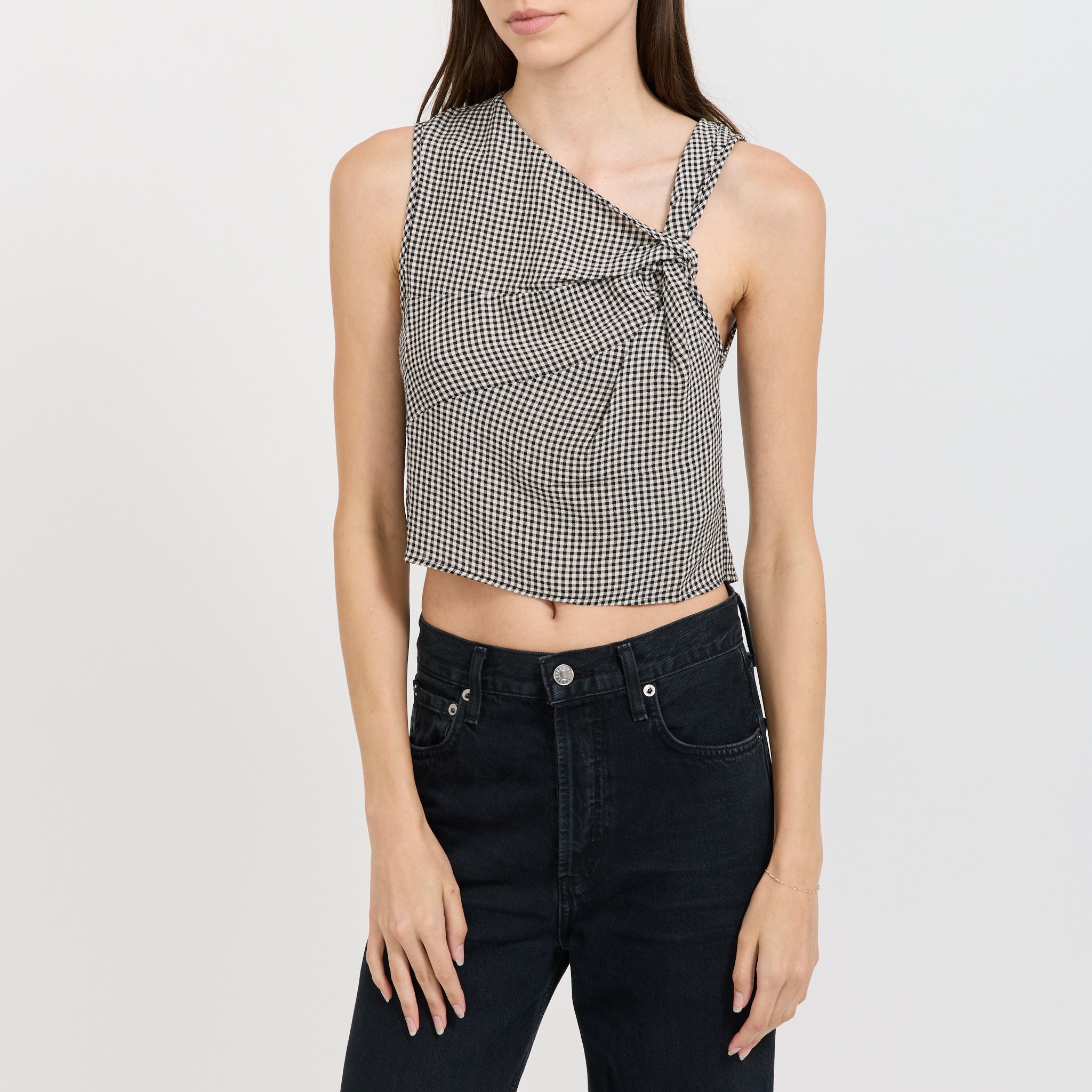 Sessun | Luma Top Whiblack | Maplestore