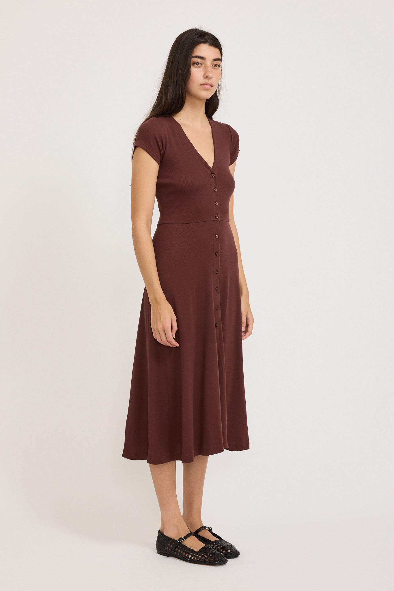 Nea Dress Burgundy