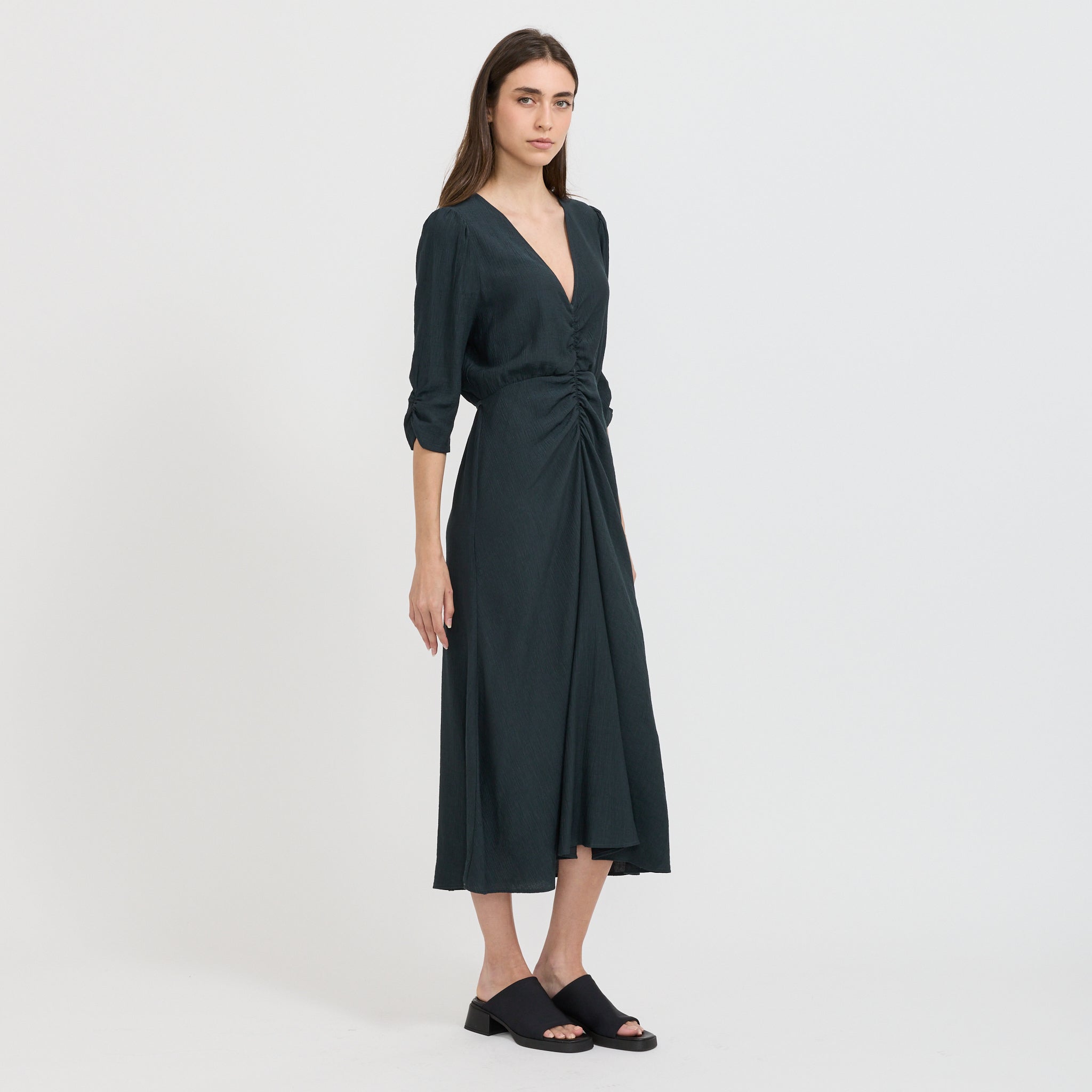 Sessun | Nylia Dress Smoke Green | Maplestore
