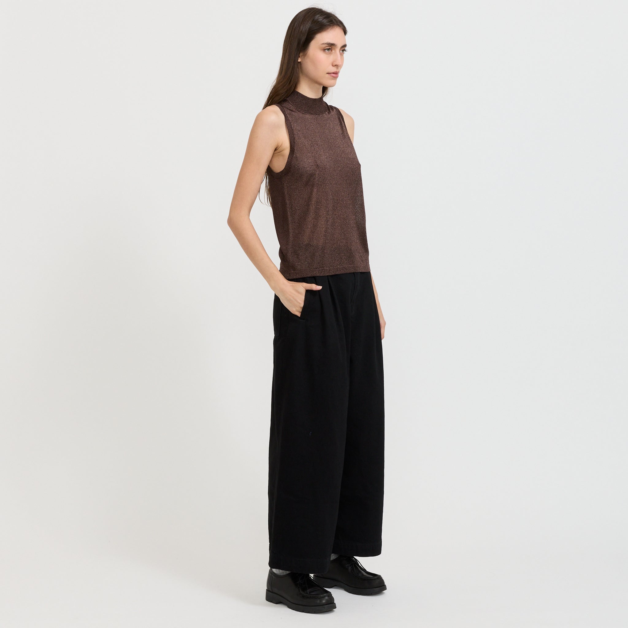 Rawhide Sleeveless Jumper Mokaluz