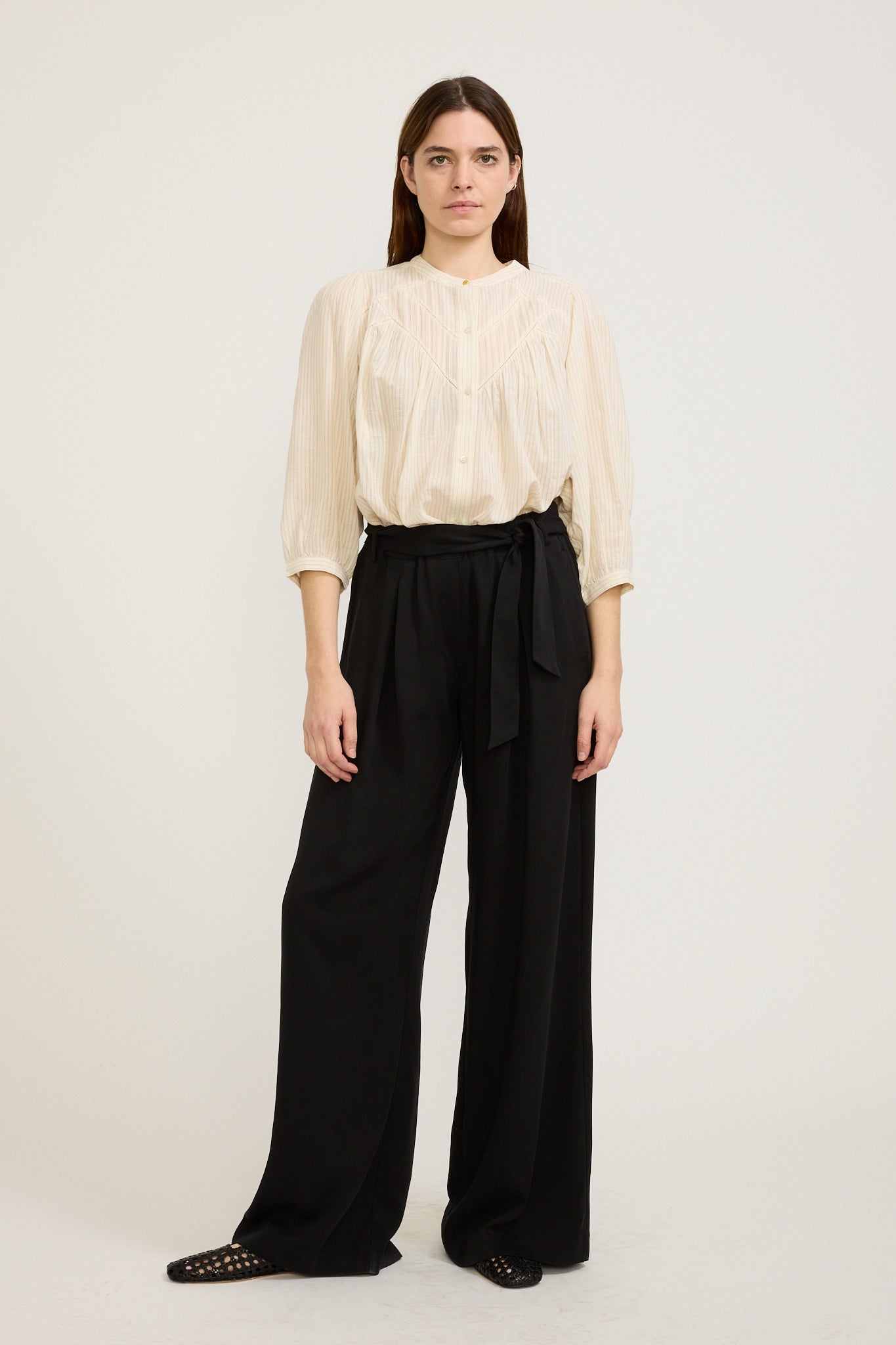 Sessun | Rim Pant Black | Maplestore