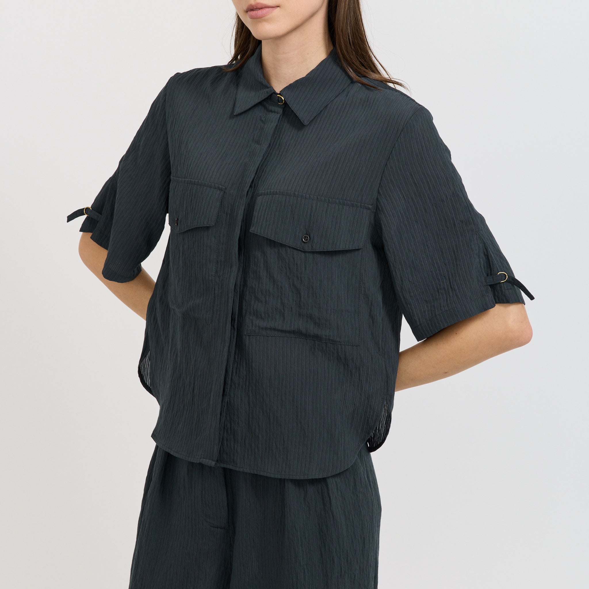 Sessun | Simonin Shirt Smoke Green | Maplestore