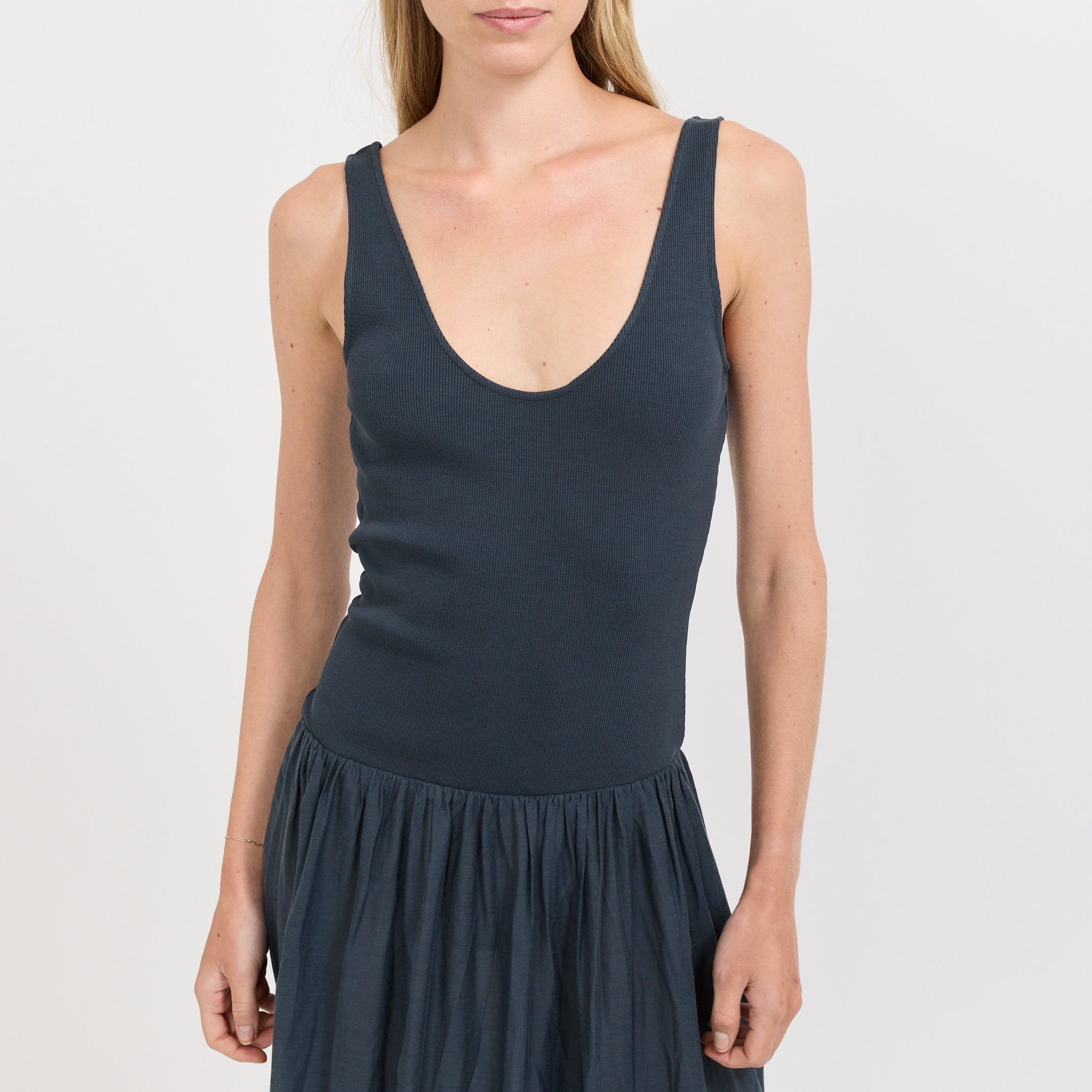 Sessun | Solao Dress Smoke Green | Maplestore