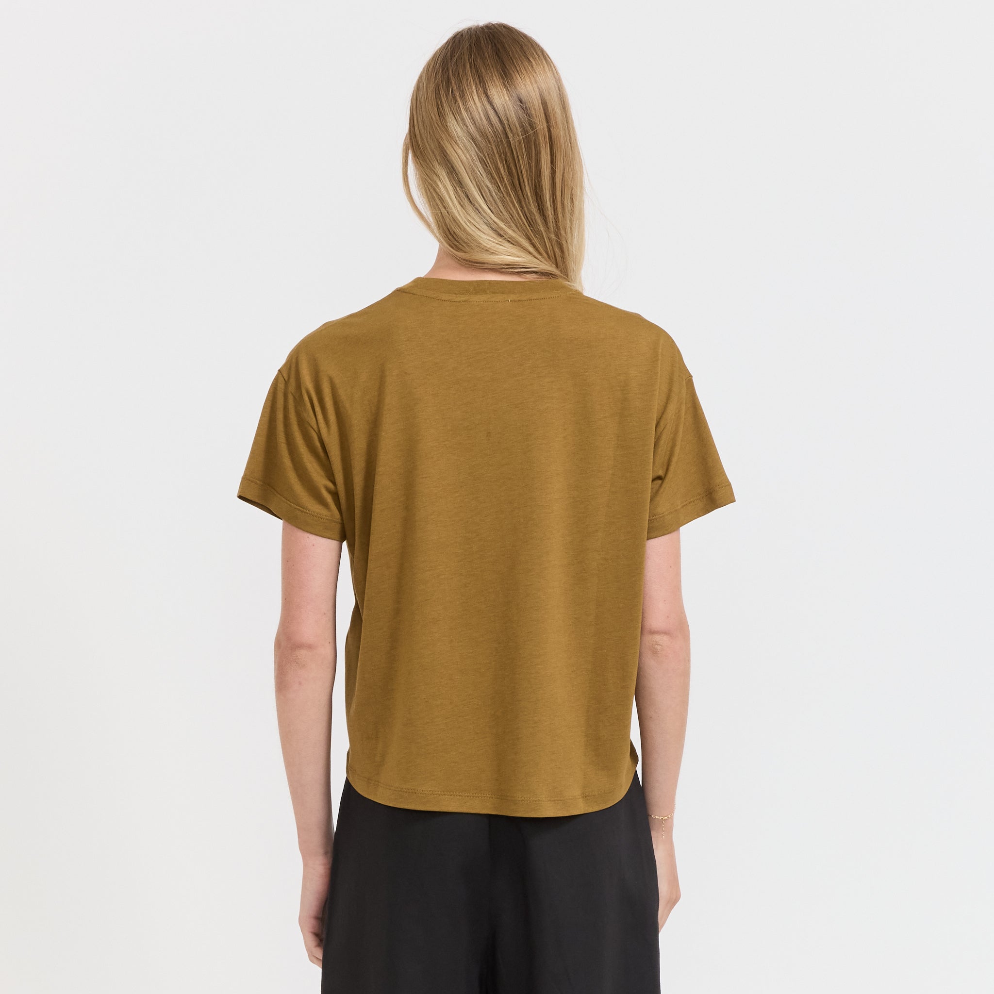 Sessun | TOO Wide T-Shirt Bronze | Maplestore