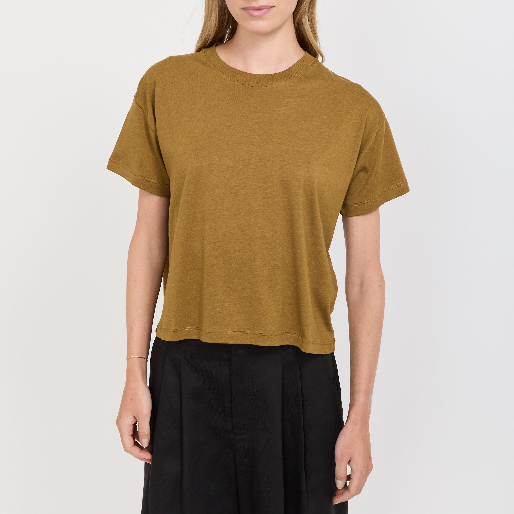 Sessun | TOO Wide T-Shirt Bronze | Maplestore