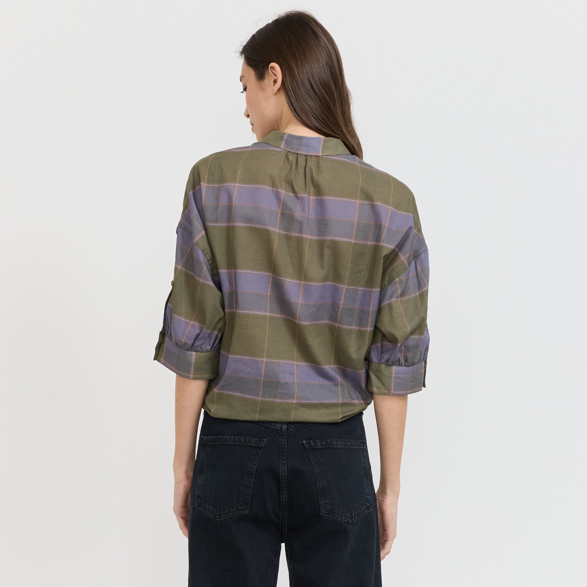 Sessun | Valea Shirt Agave Nuchecko | Maplestore