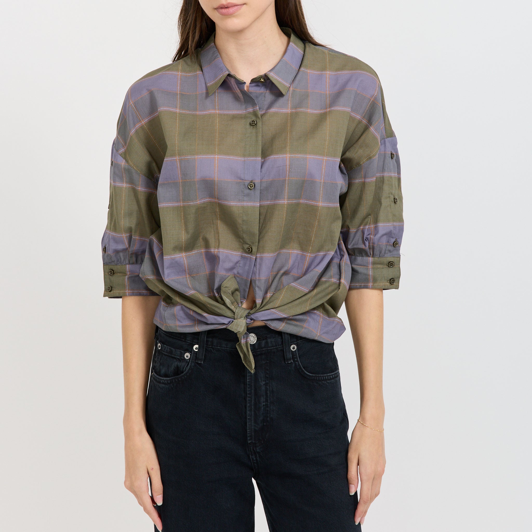 Sessun | Valea Shirt Agave Nuchecko | Maplestore