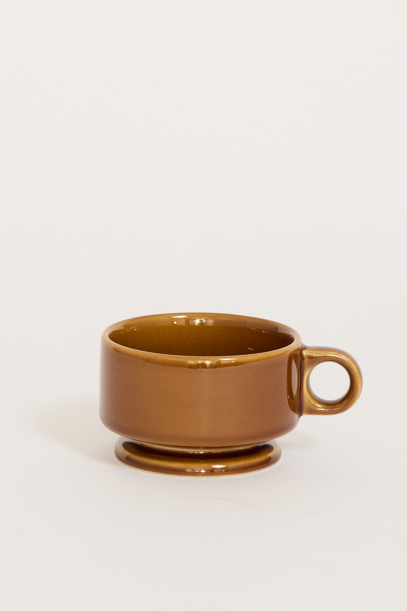 Smith Stacking Footed Soup Mug 240ml Brown