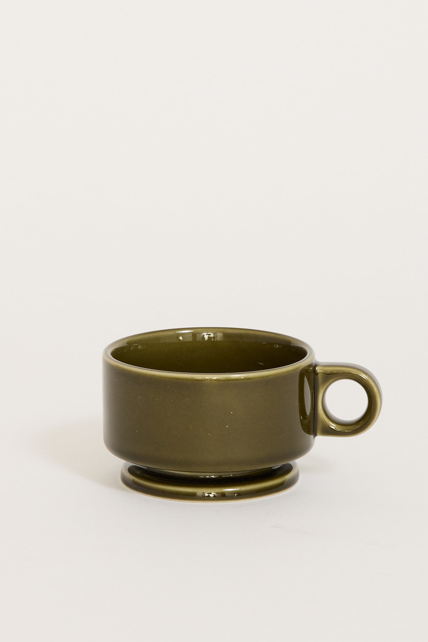 Smith Stacking Footed Soup Mug 240ml Green