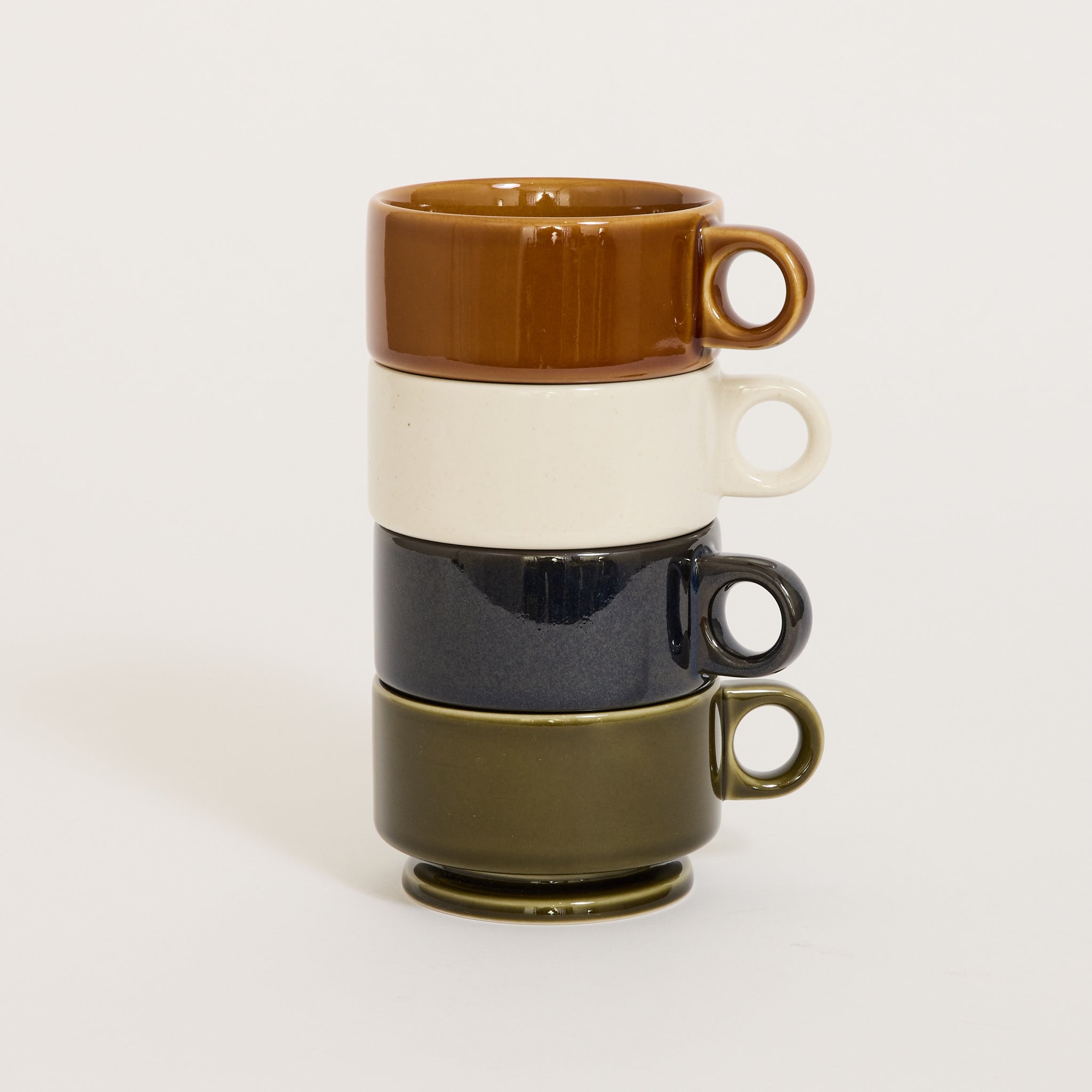 Smith Stacking Footed Soup Mug 240ml Brown