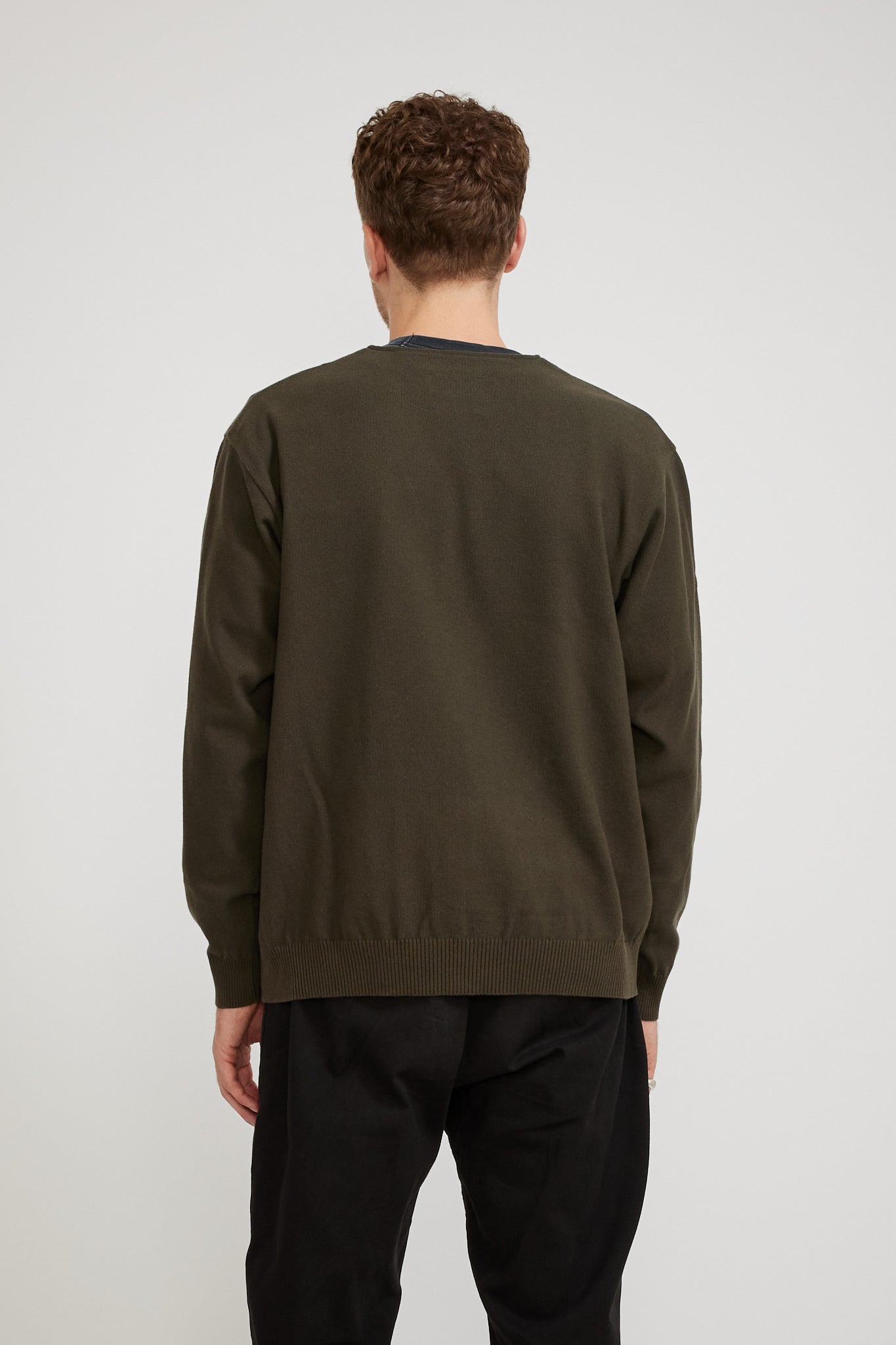 Snow Peak | Co/Pe Knit Cardigan Olive | Maplestore