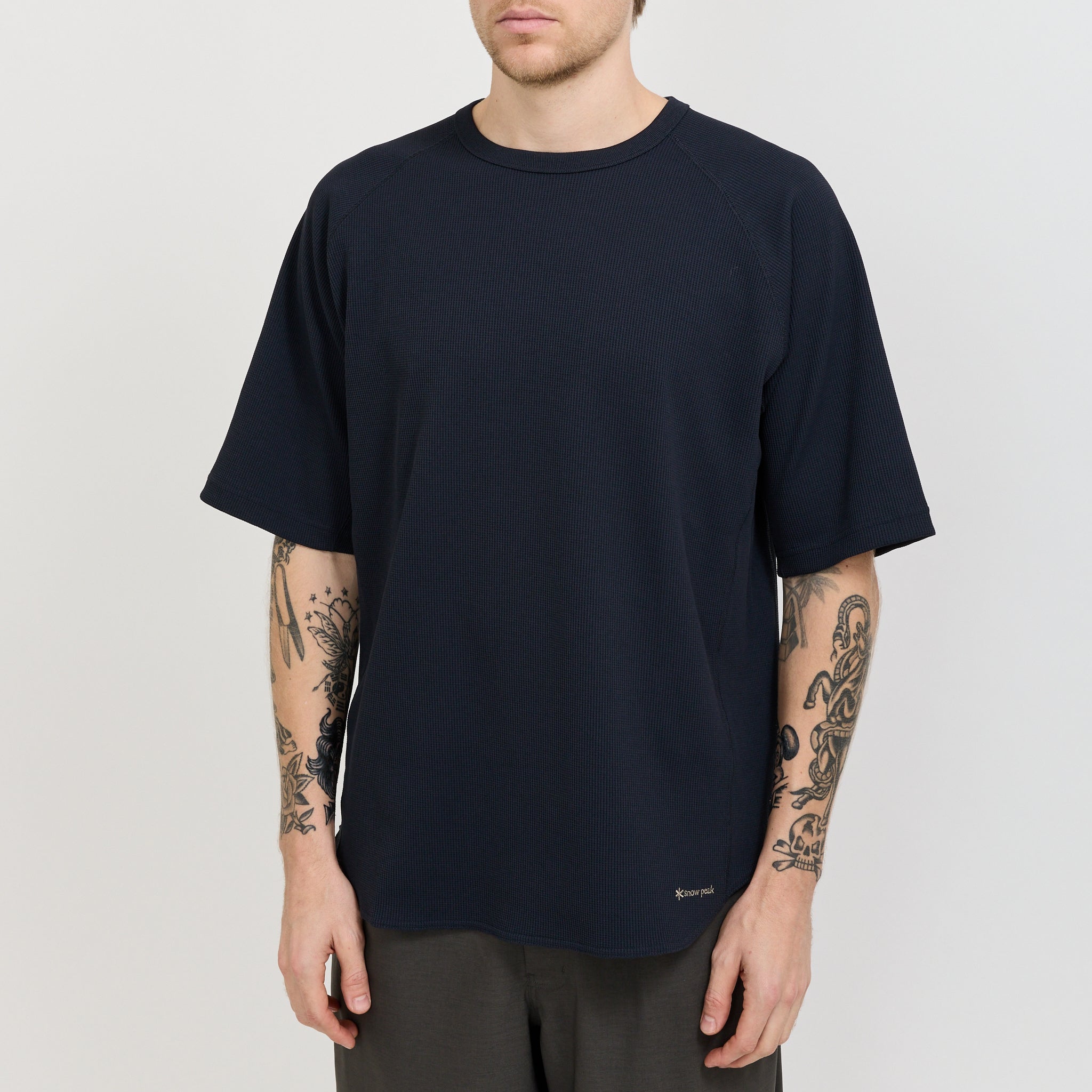 Dry Waffle T-Shirt Dark Navy