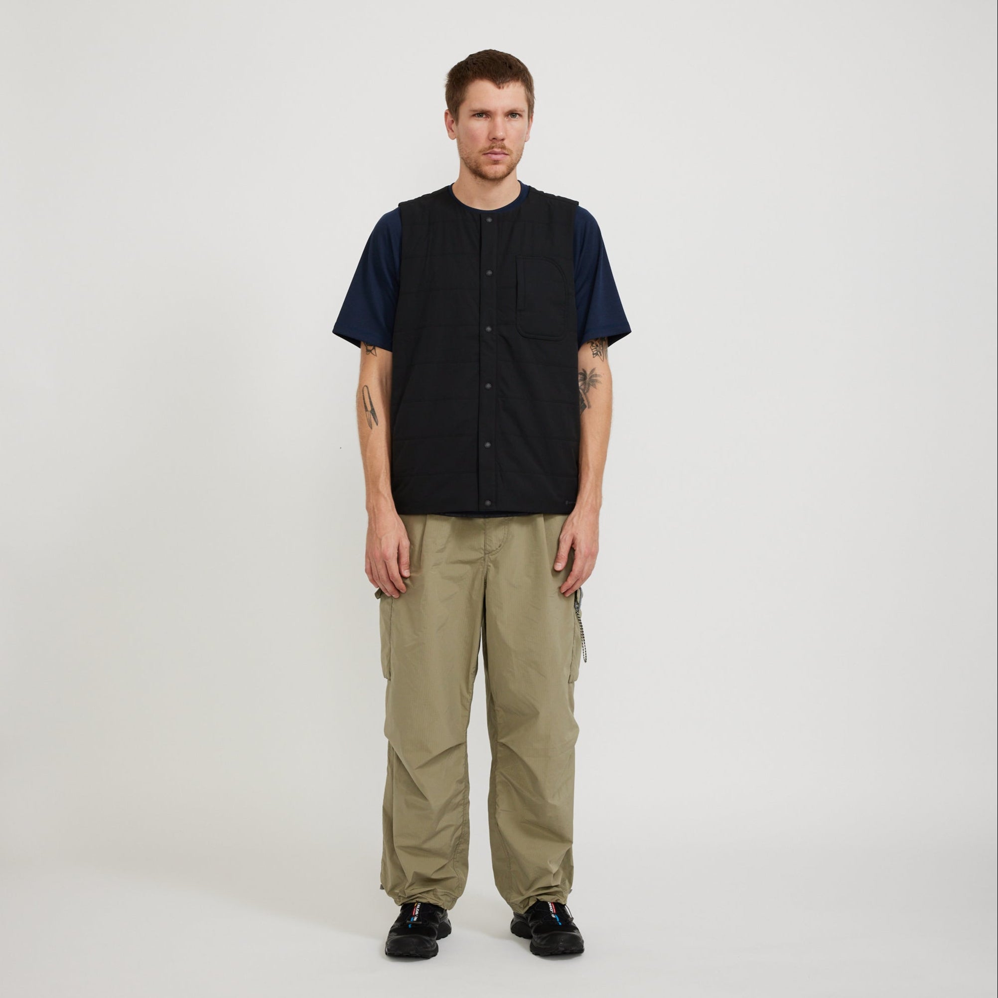 Snow Peak | Flexible Insulated Vest Black | Maplestore