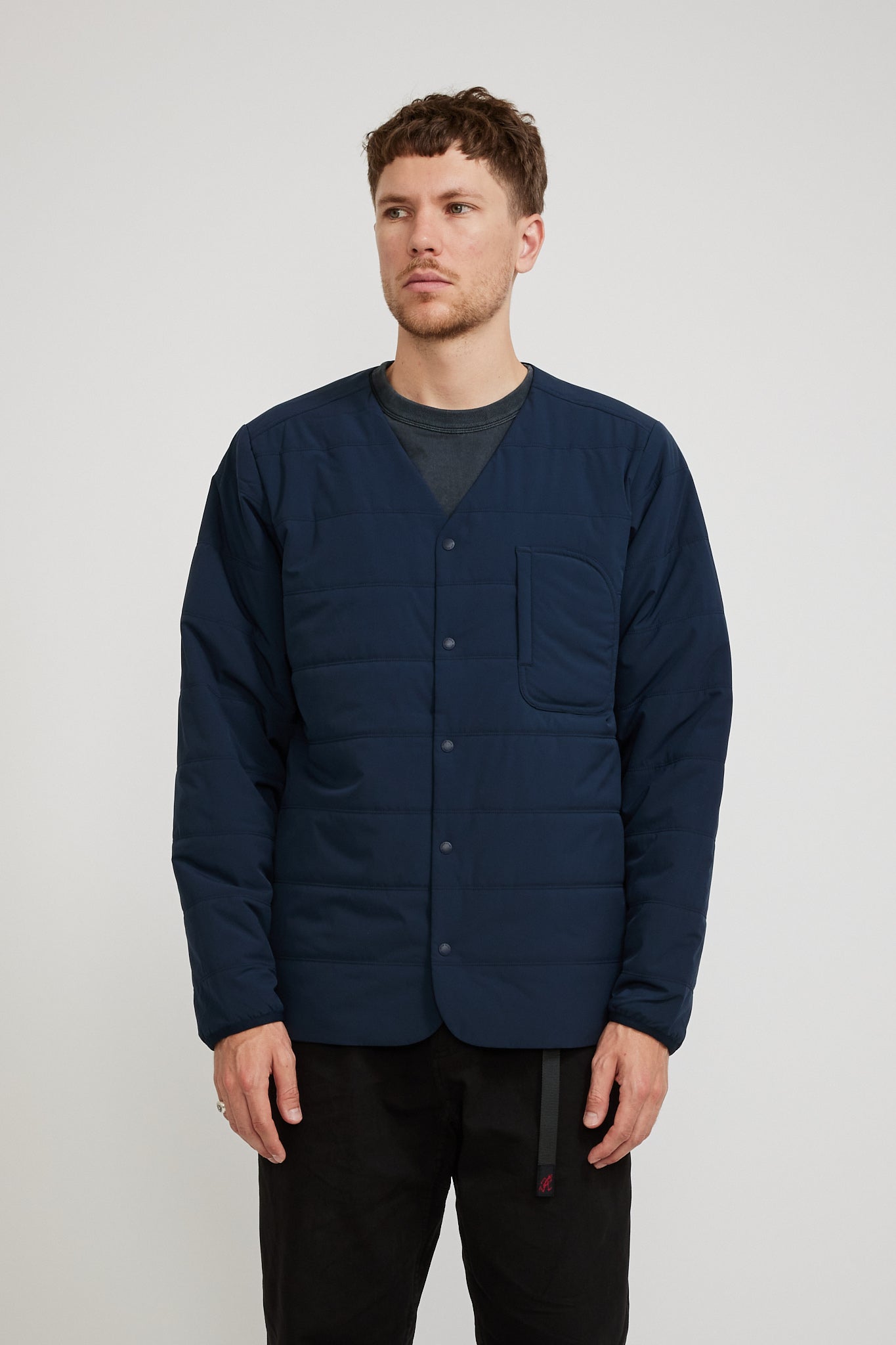 Snow Peak | Flexible Insulated Cardigan Navy | Maplestore