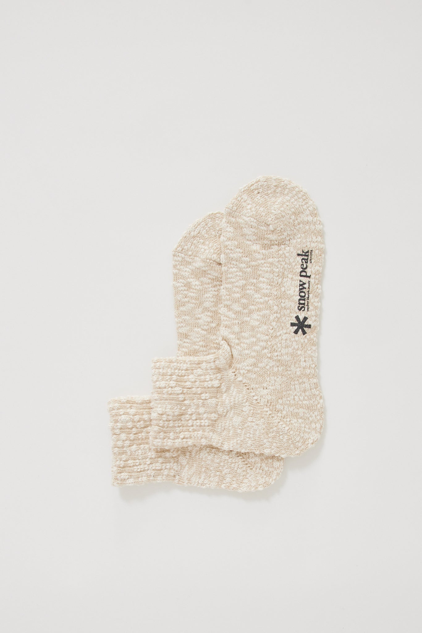 Snow Peak | Gara Gara Socks M Ivory | Maplestore