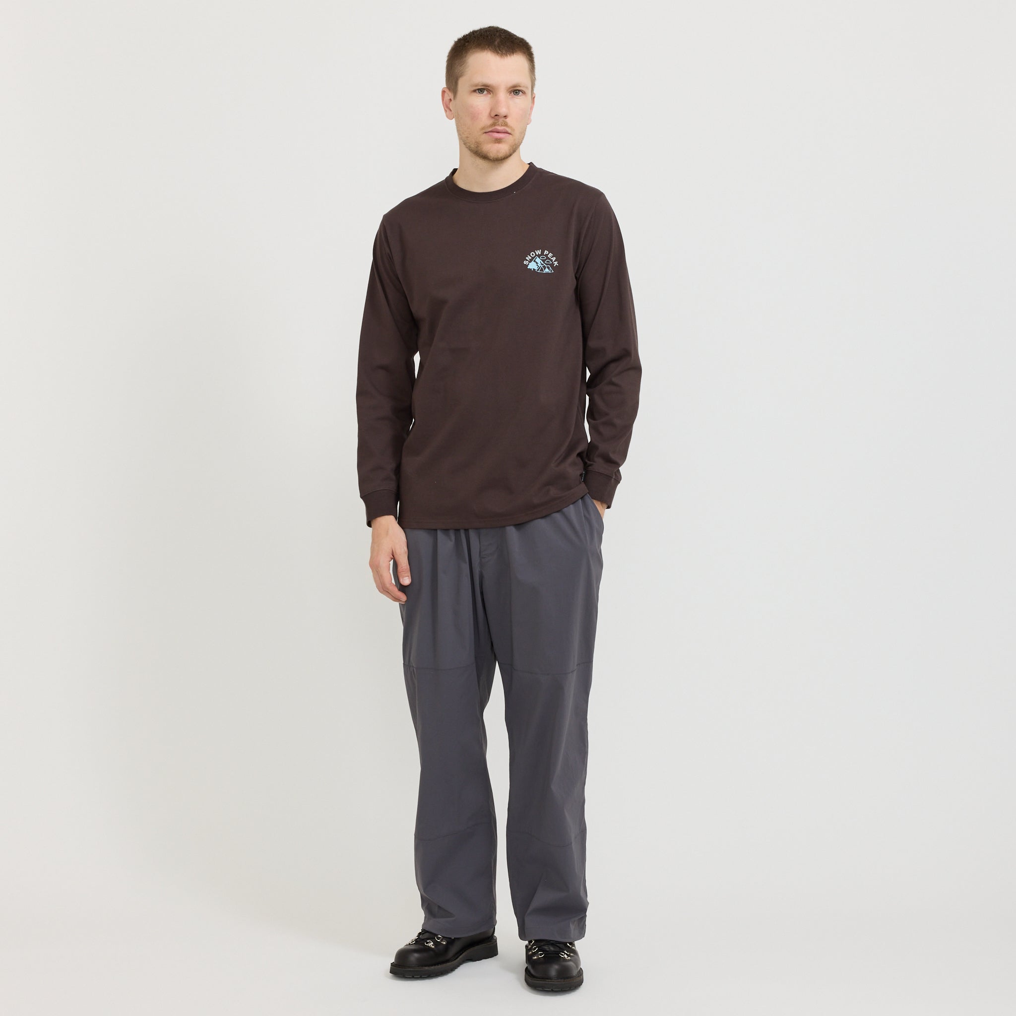 Living With Nature T-Shirt Dark Brown