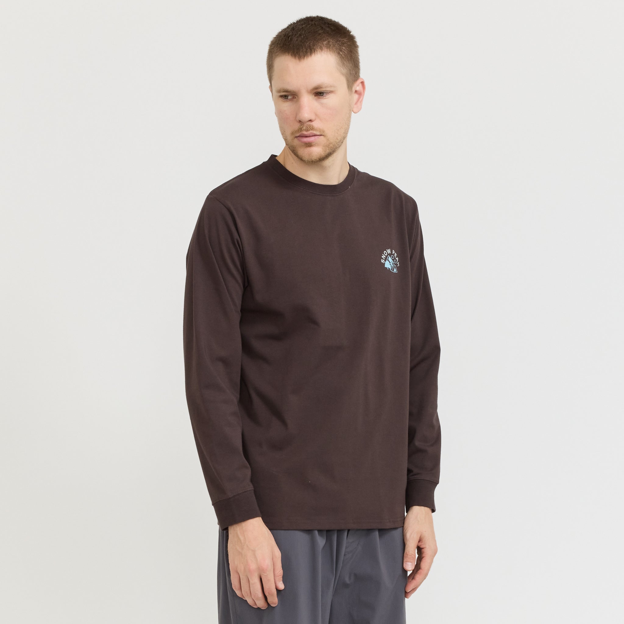 Living With Nature T-Shirt Dark Brown