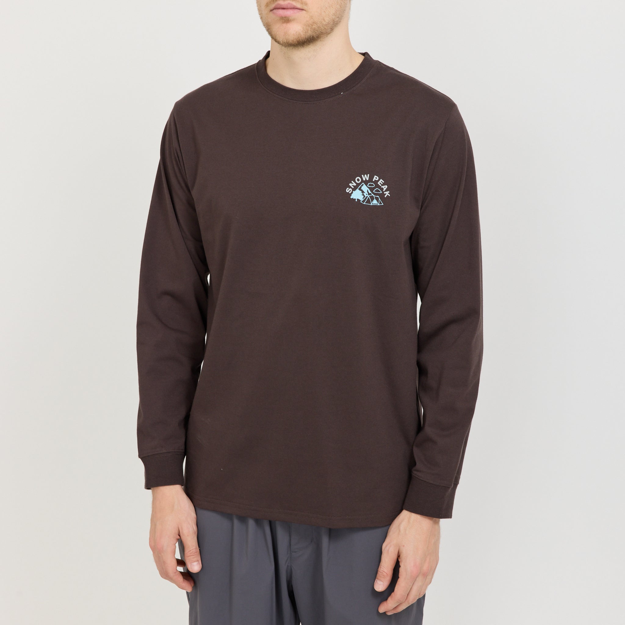 Living With Nature T-Shirt Dark Brown