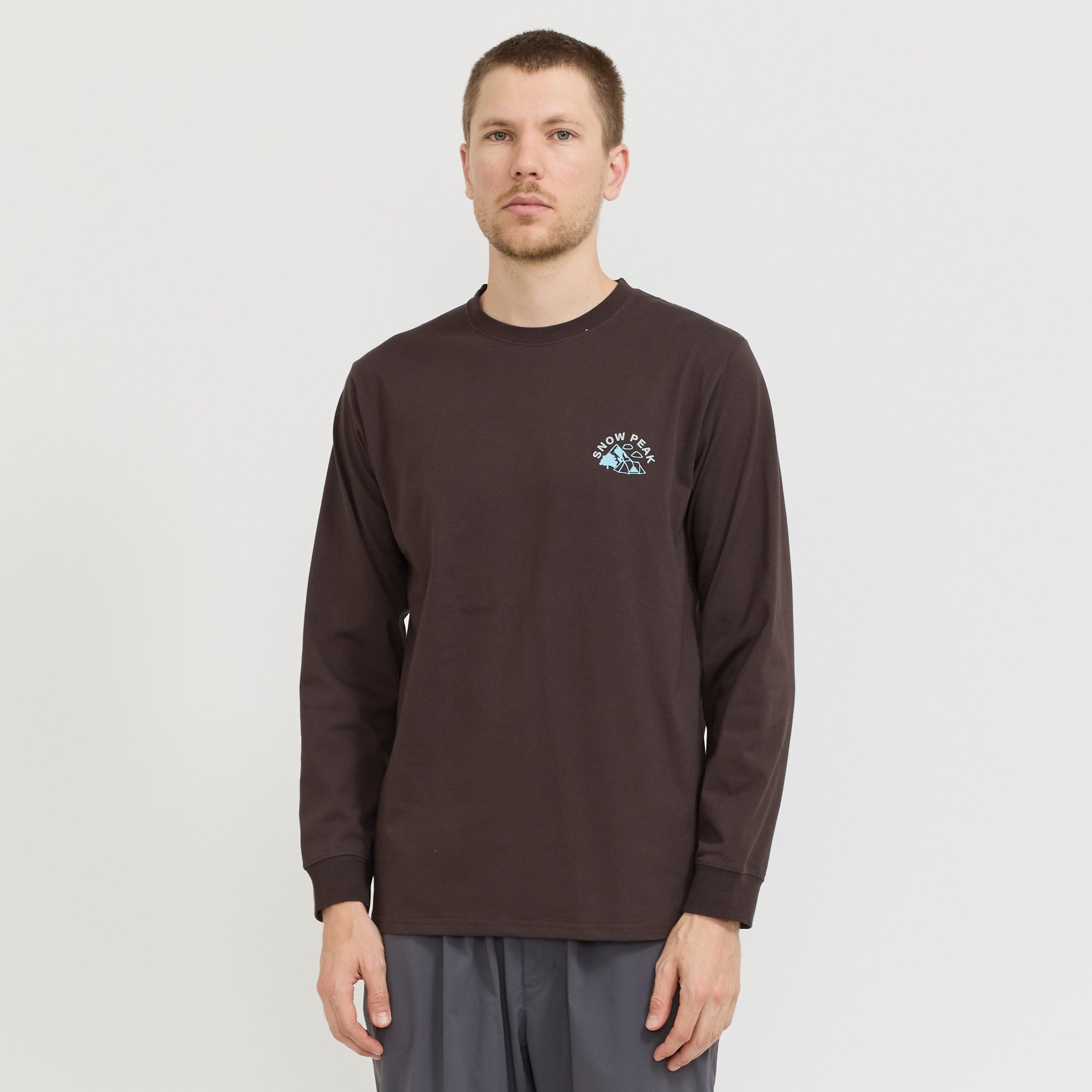 Living With Nature T-Shirt Dark Brown