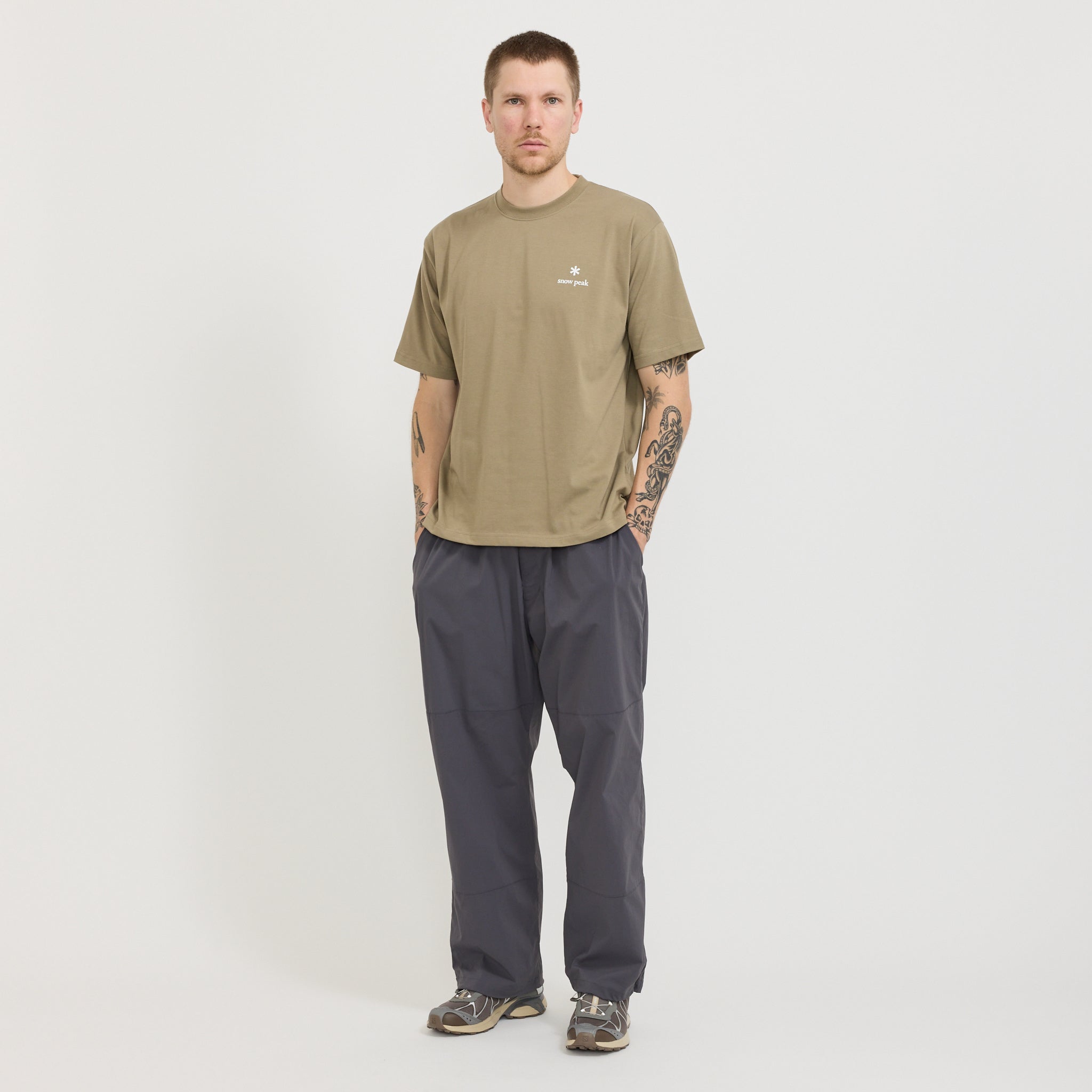 New Standard Logo T-Shirt Khaki