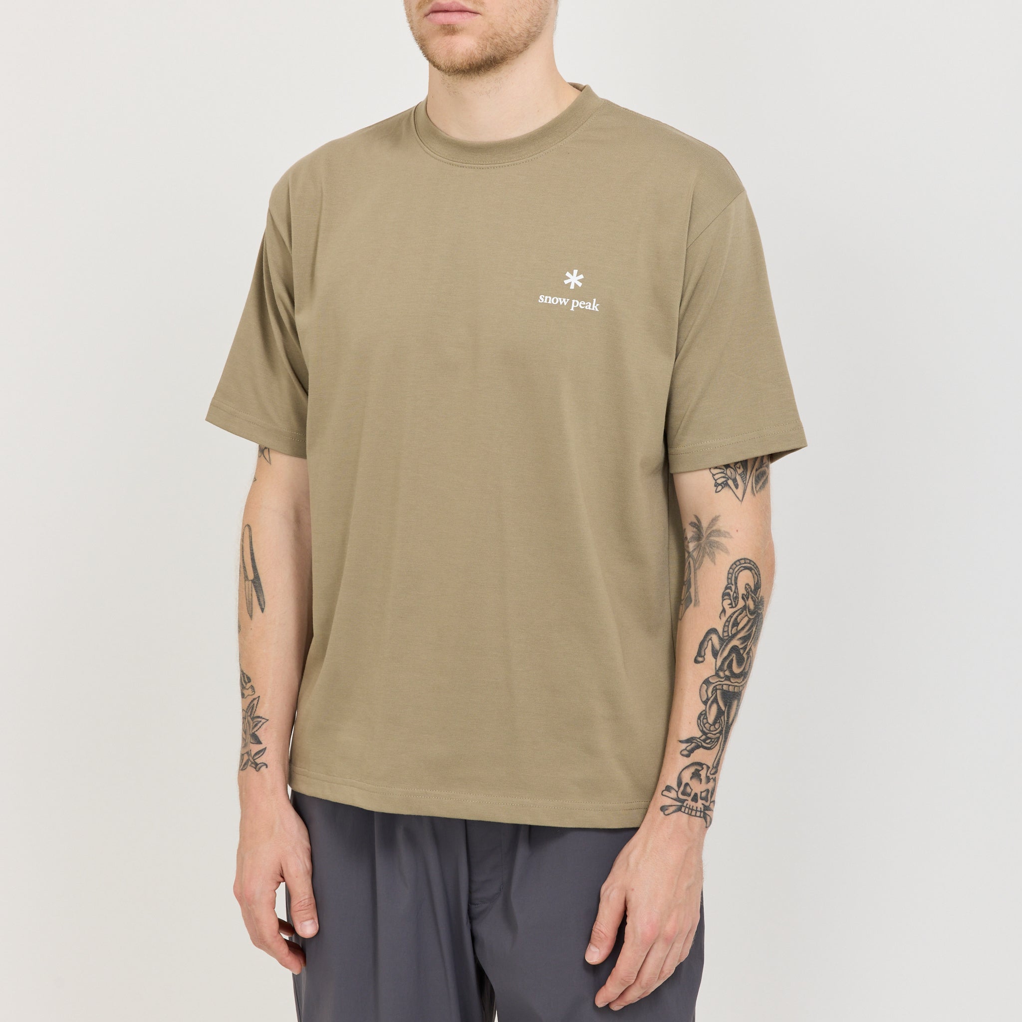 New Standard Logo T-Shirt Khaki