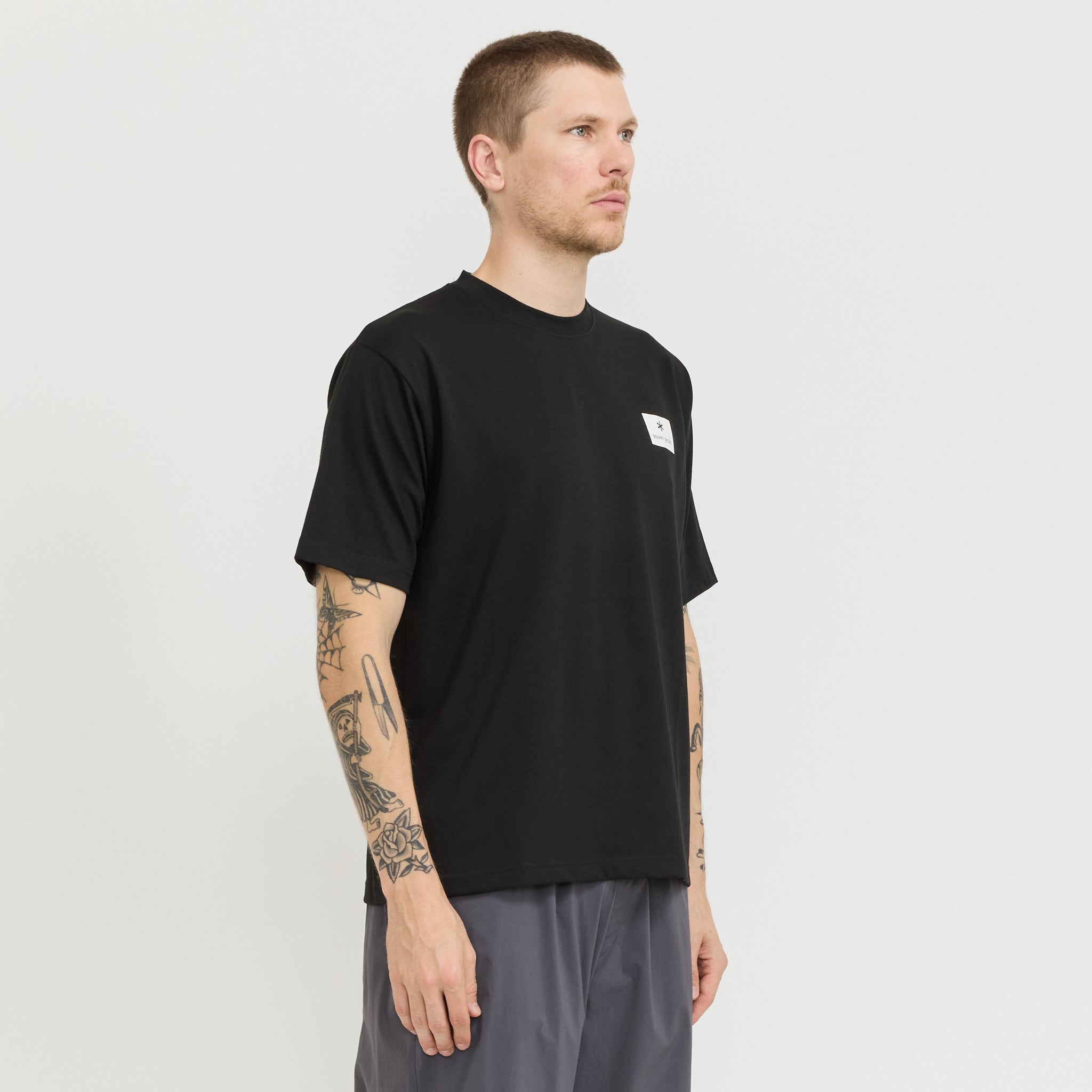 New Standard Square Logo T-Shirt Black