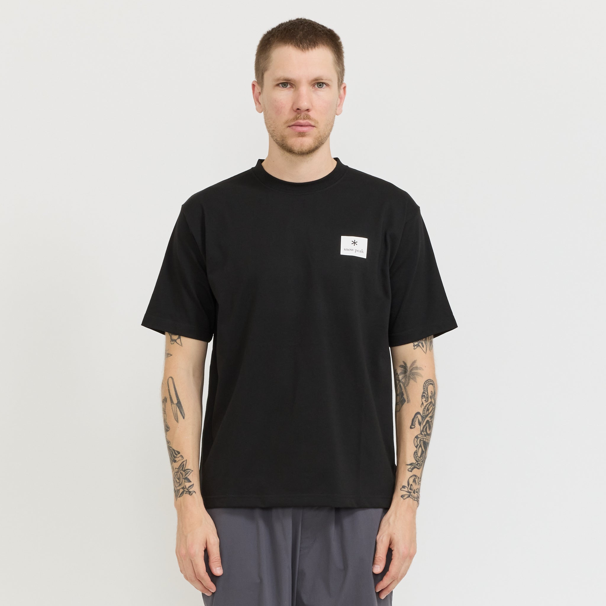 New Standard Square Logo T-Shirt Black