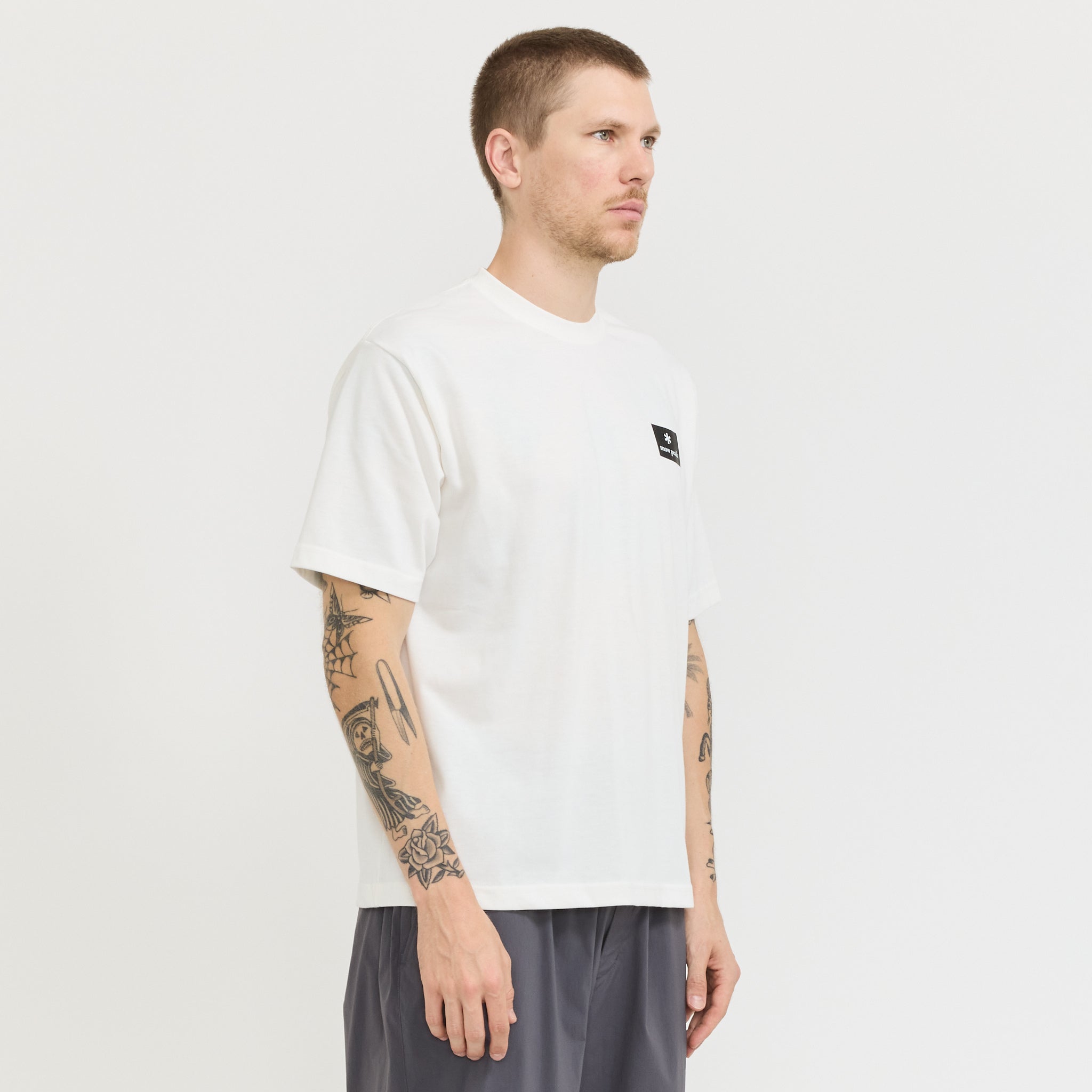 New Standard Square Logo T-Shirt Off White
