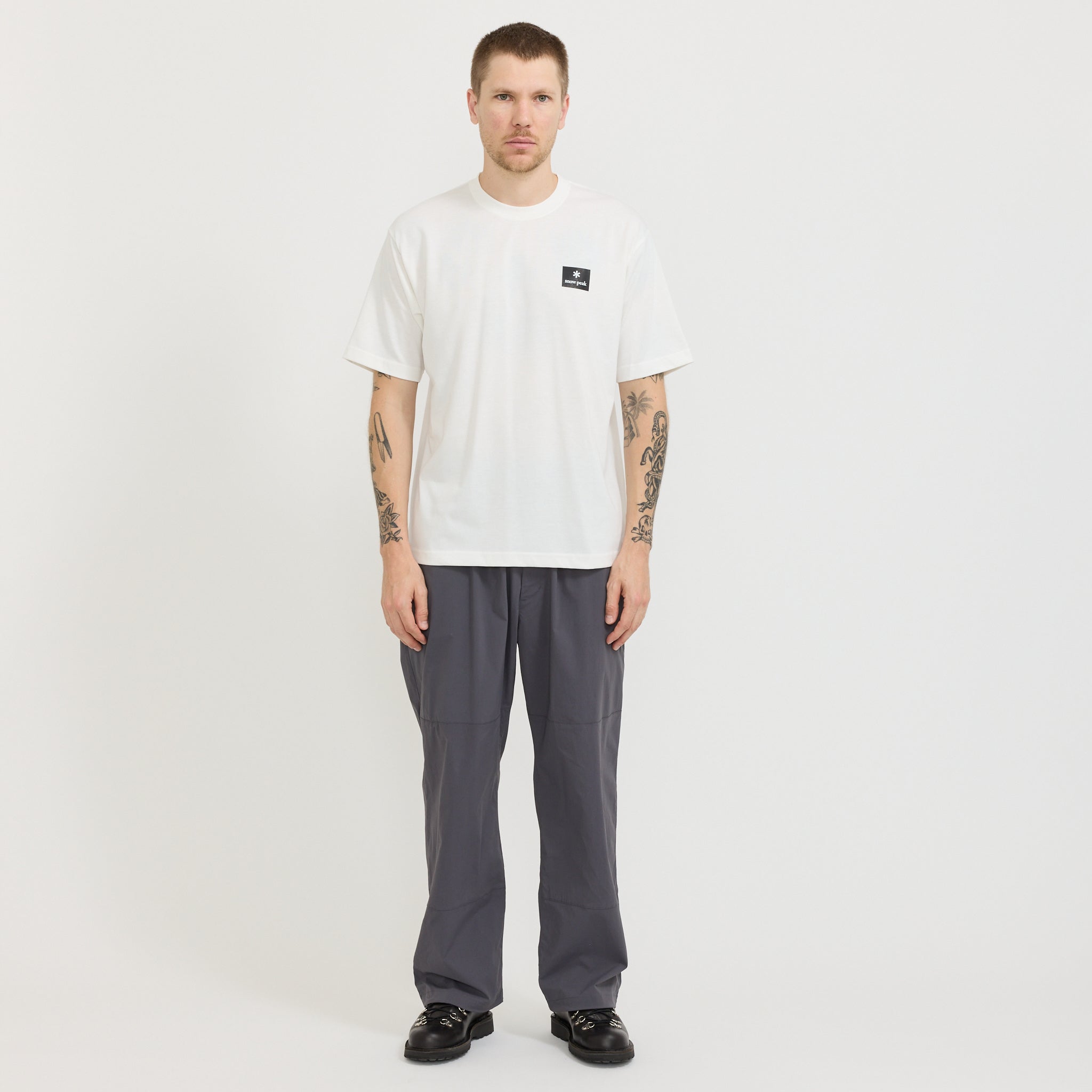 New Standard Square Logo T-Shirt Off White