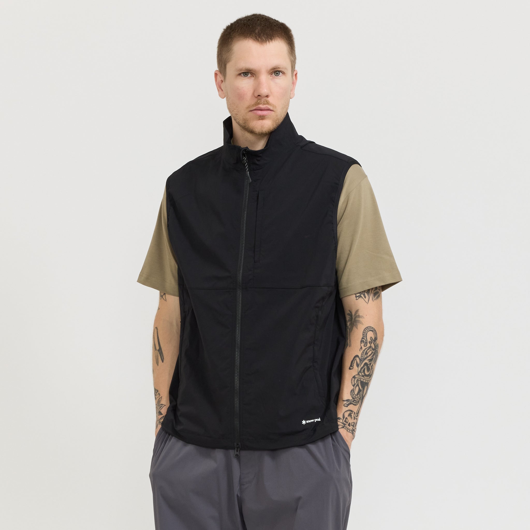 Snow Peak New Standard Utility Vest Black | Maplestore