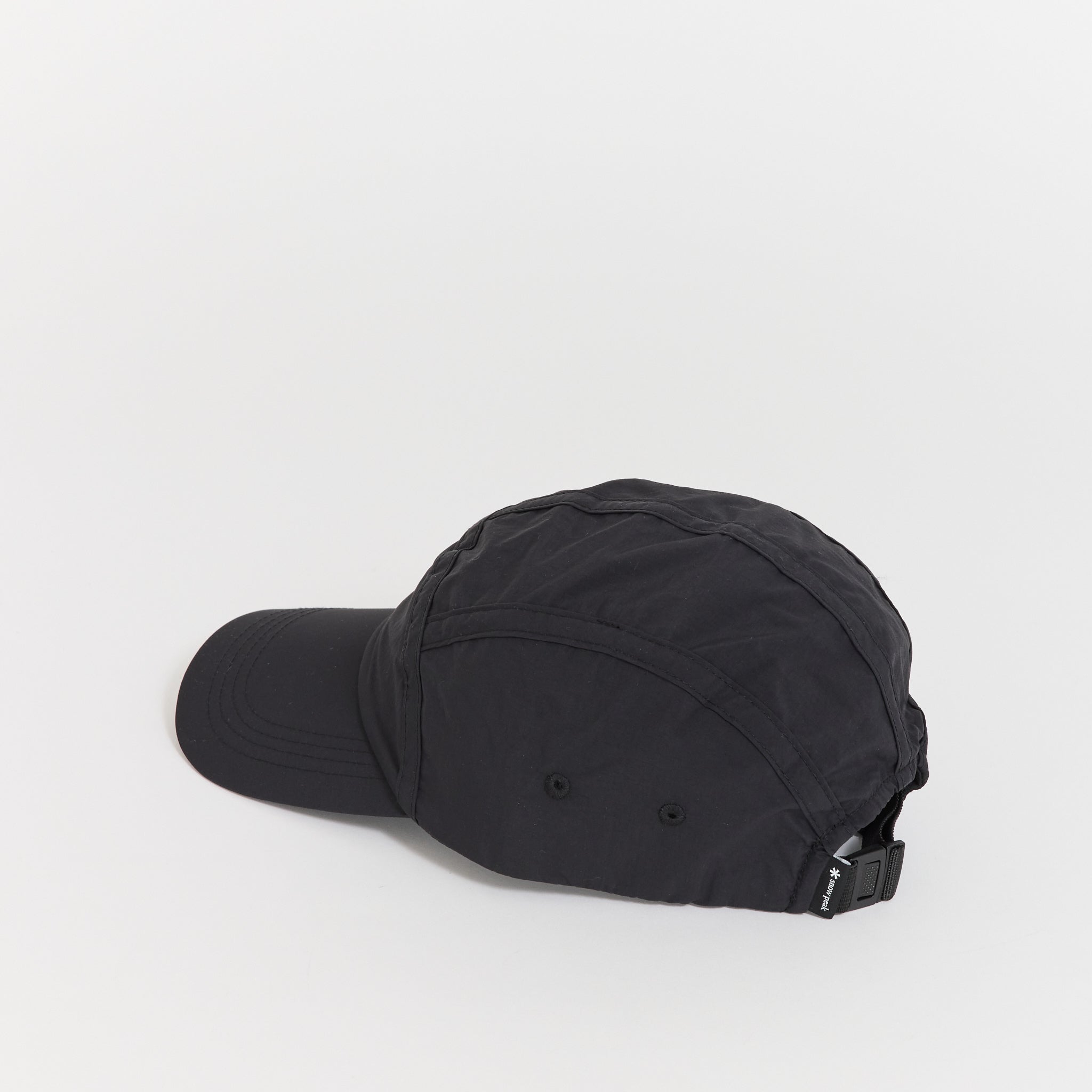 Nylon Tussah Cap Black