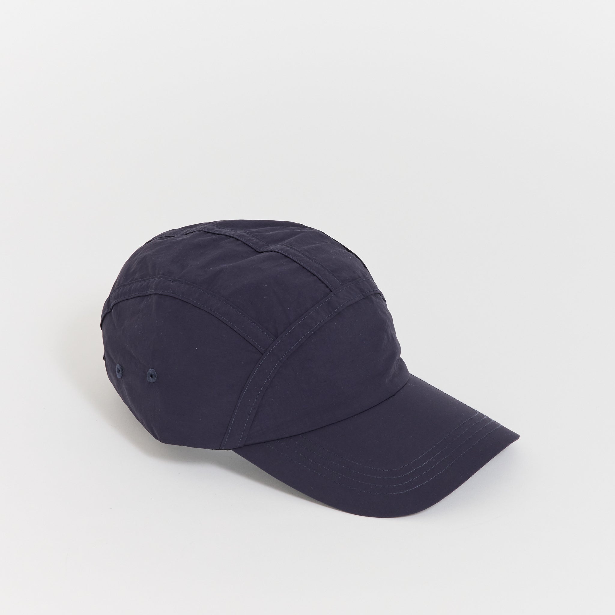 Nylon Tussah Cap Navy