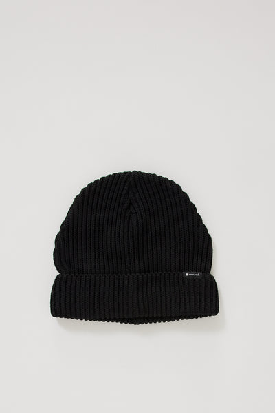 Snow Peak | Pe/Co Knit Cap Black | Maplestore