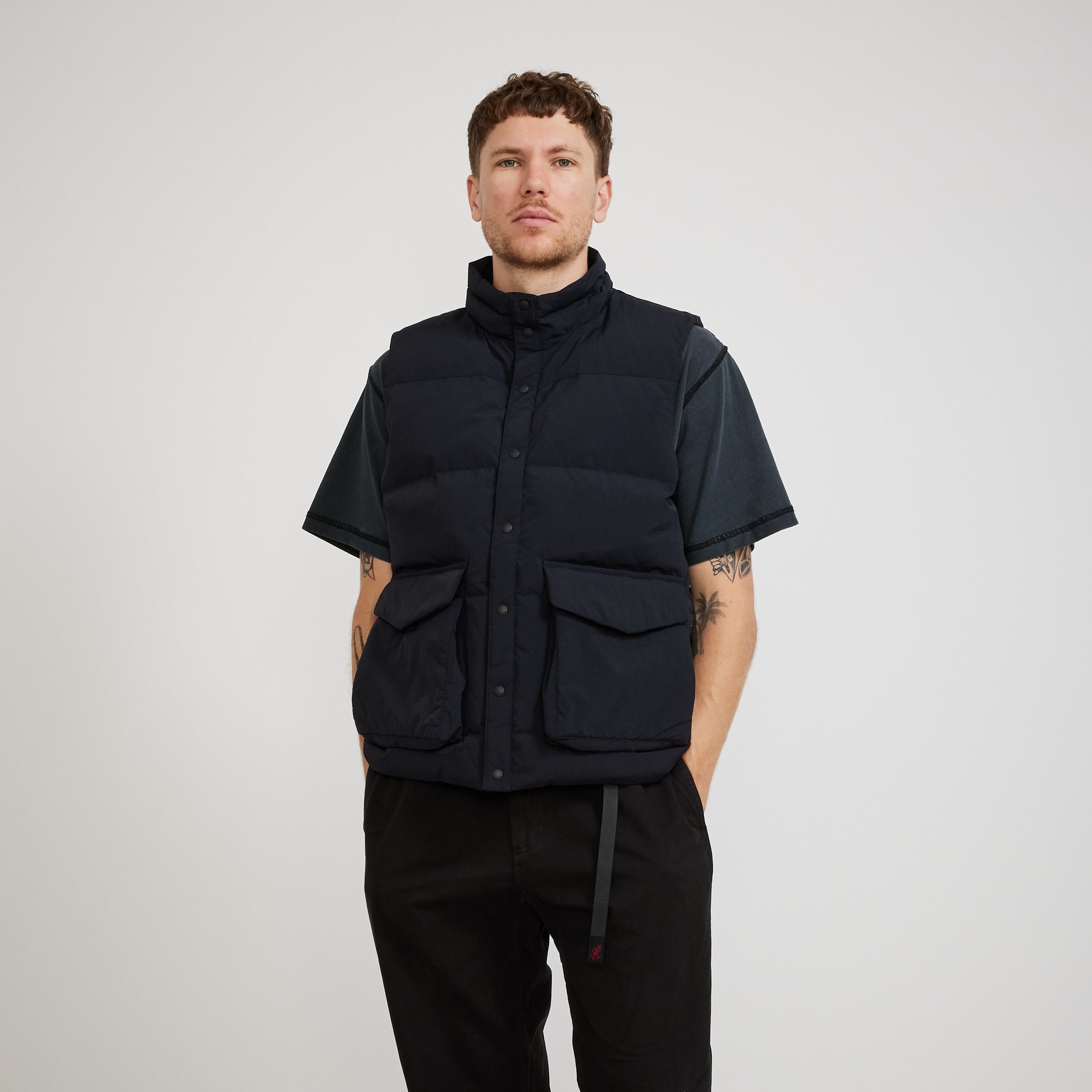 Recycled Down Vest Black