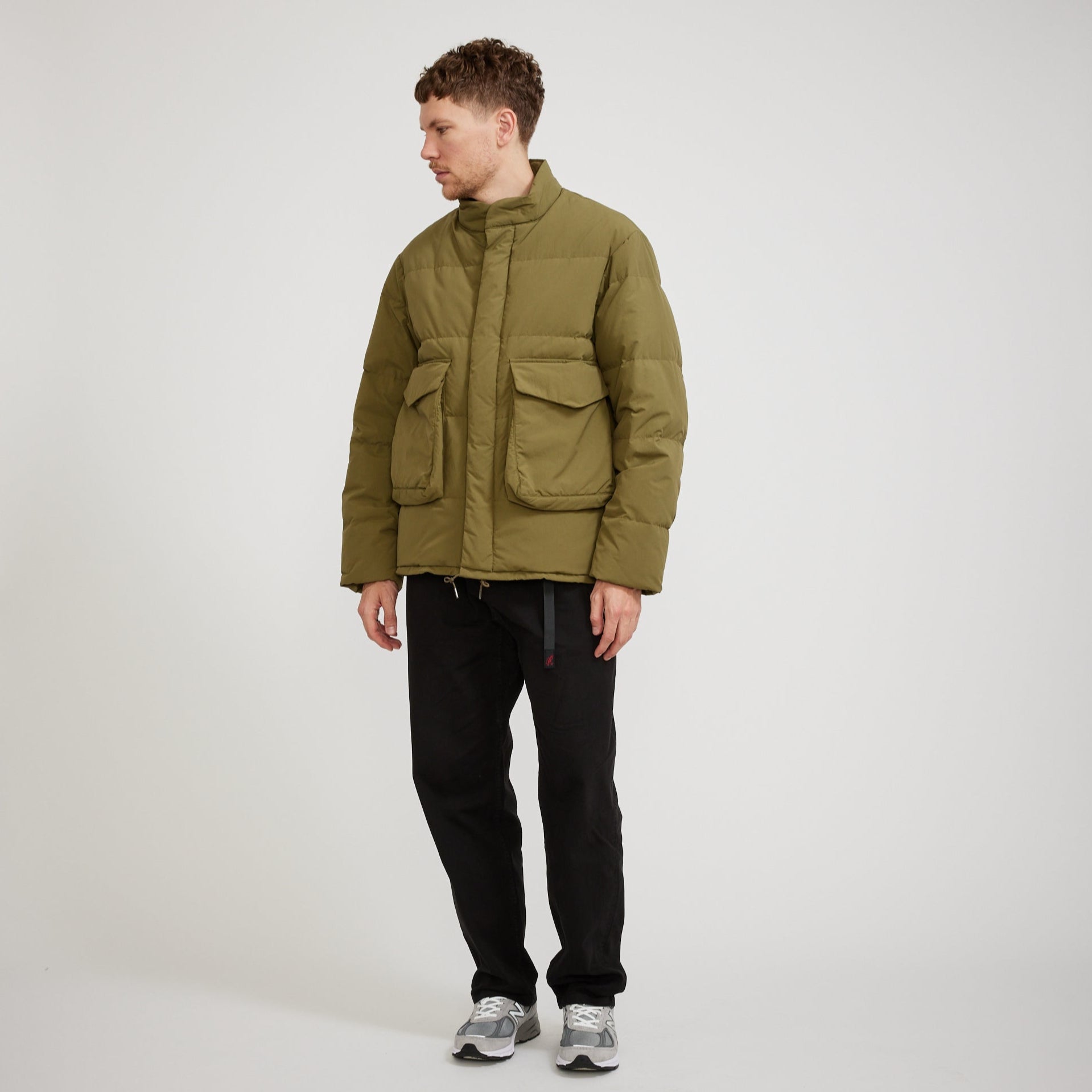 Recycled Down Jacket Olive