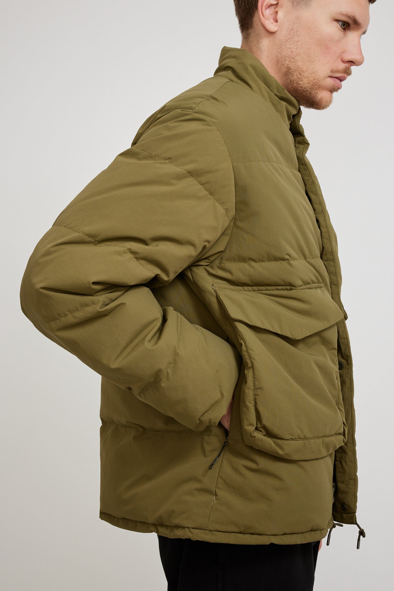 Snow Peak | Recycled Down Jacket Olive | Maplestore