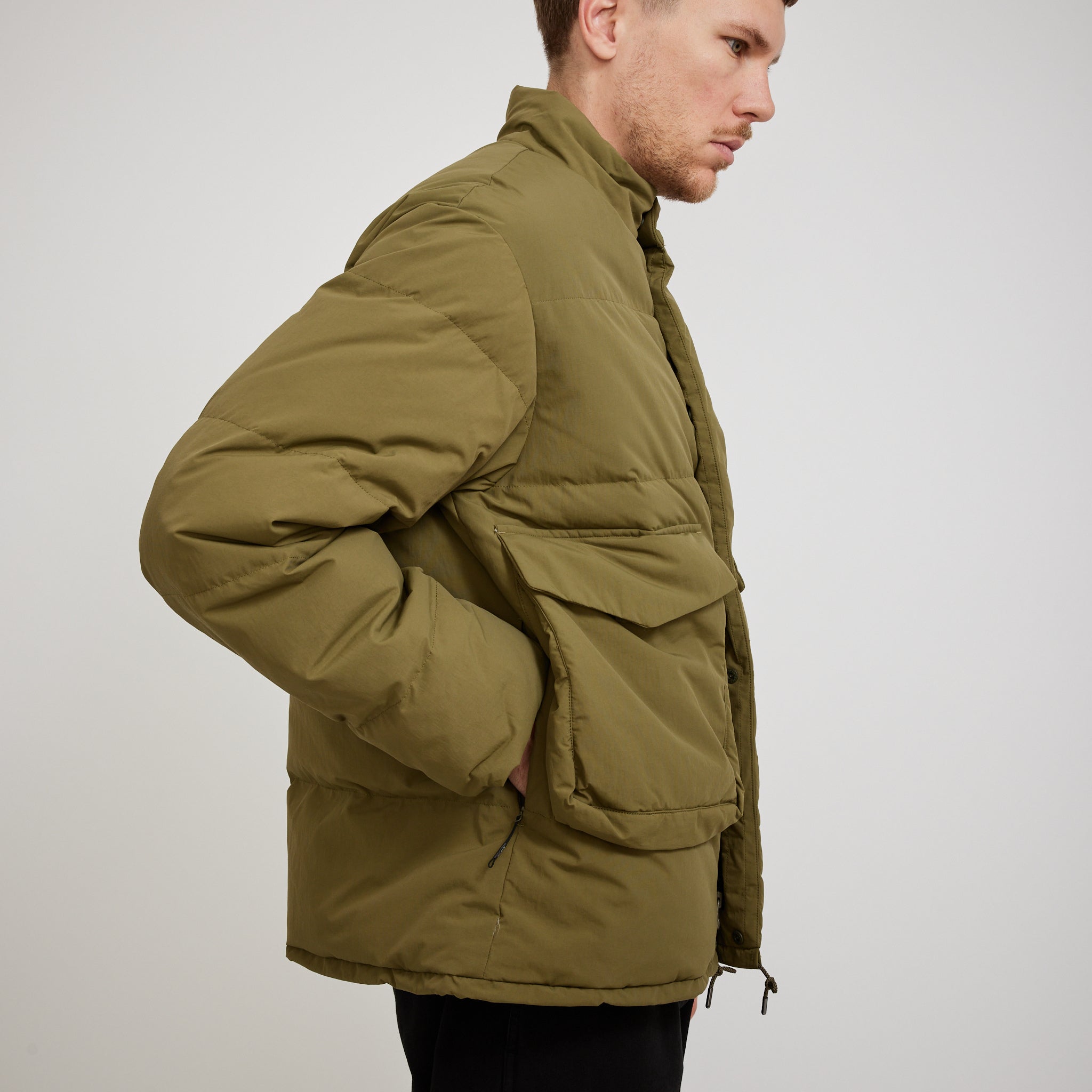 Snow Peak | Recycled Down Jacket Olive | Maplestore