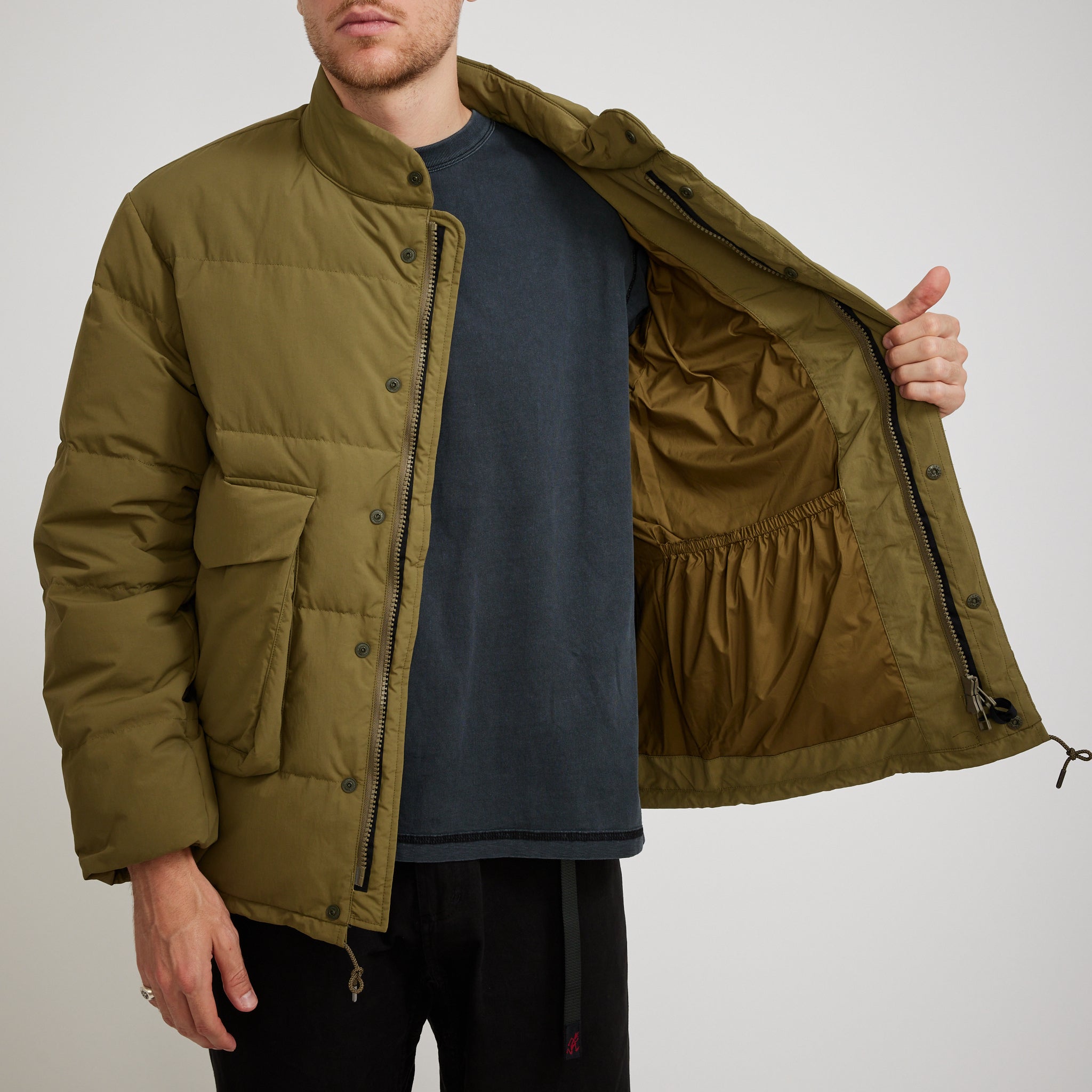 Snow Peak | Recycled Down Jacket Olive | Maplestore