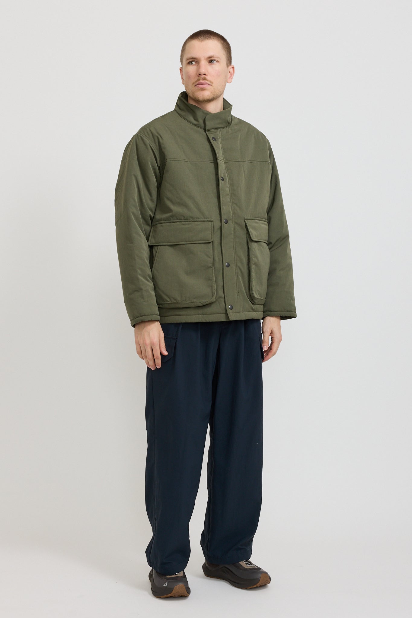 TAKIBI Weather Padded Jacket Olive