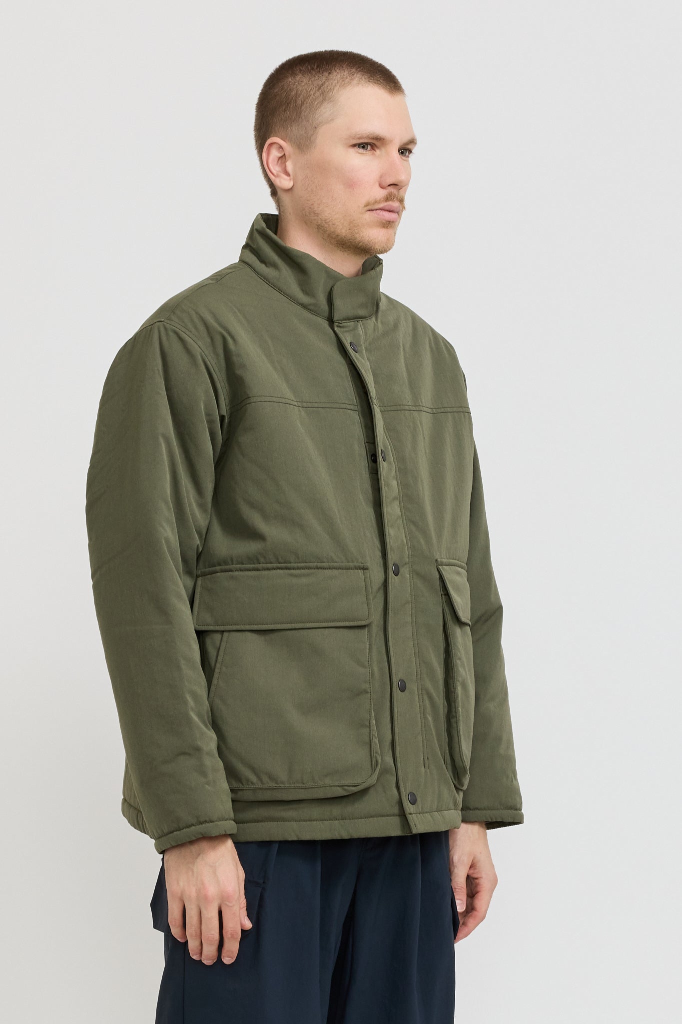 TAKIBI Weather Padded Jacket Olive