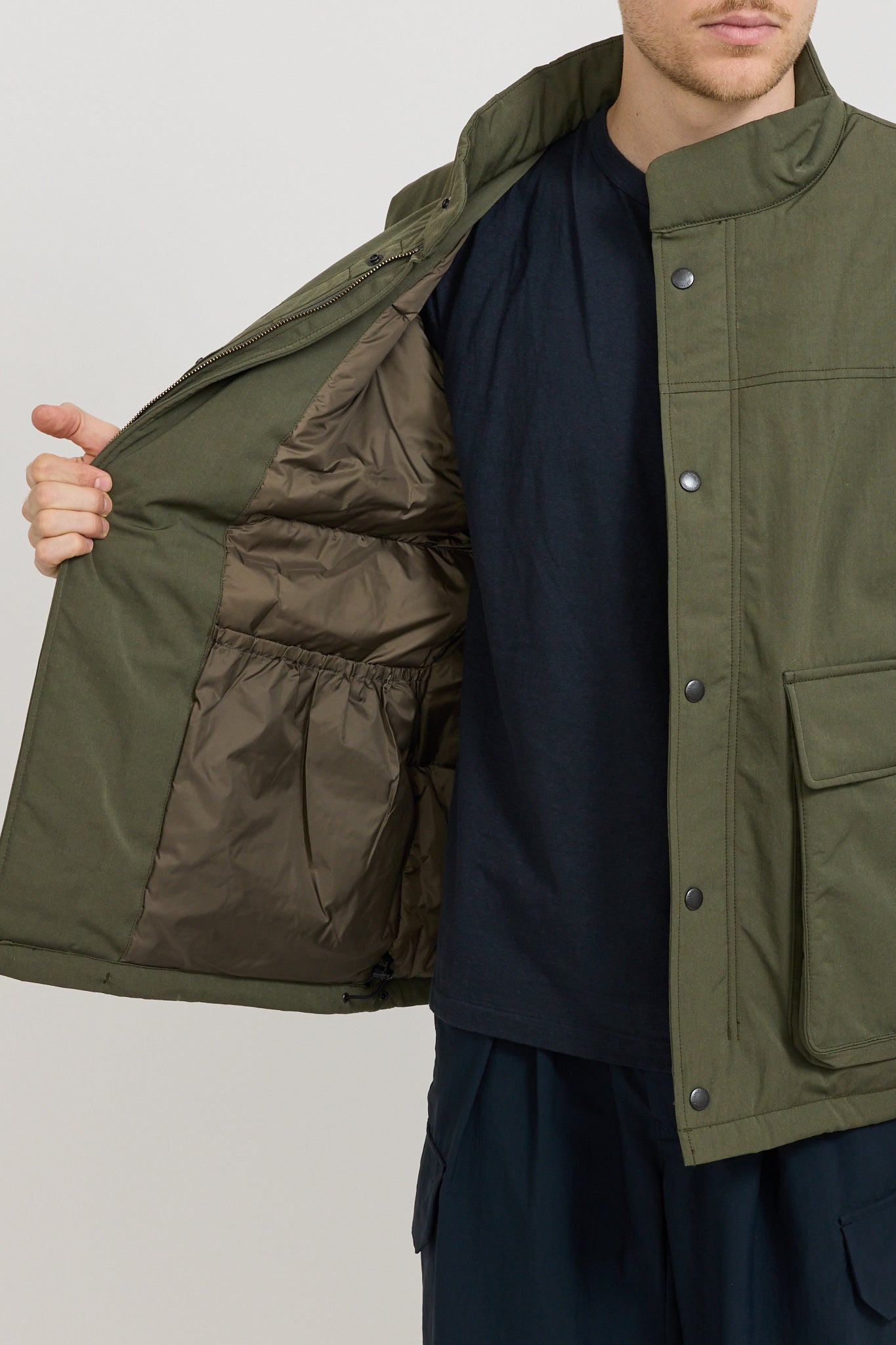 TAKIBI Weather Padded Jacket Olive