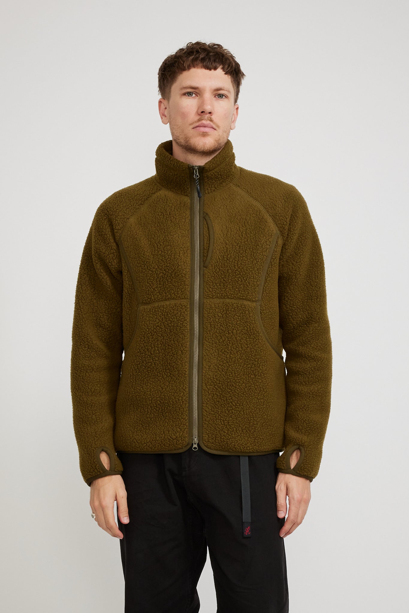 Snow Peak | Thermal Boa Fleece Jacket Olive | Maplestore