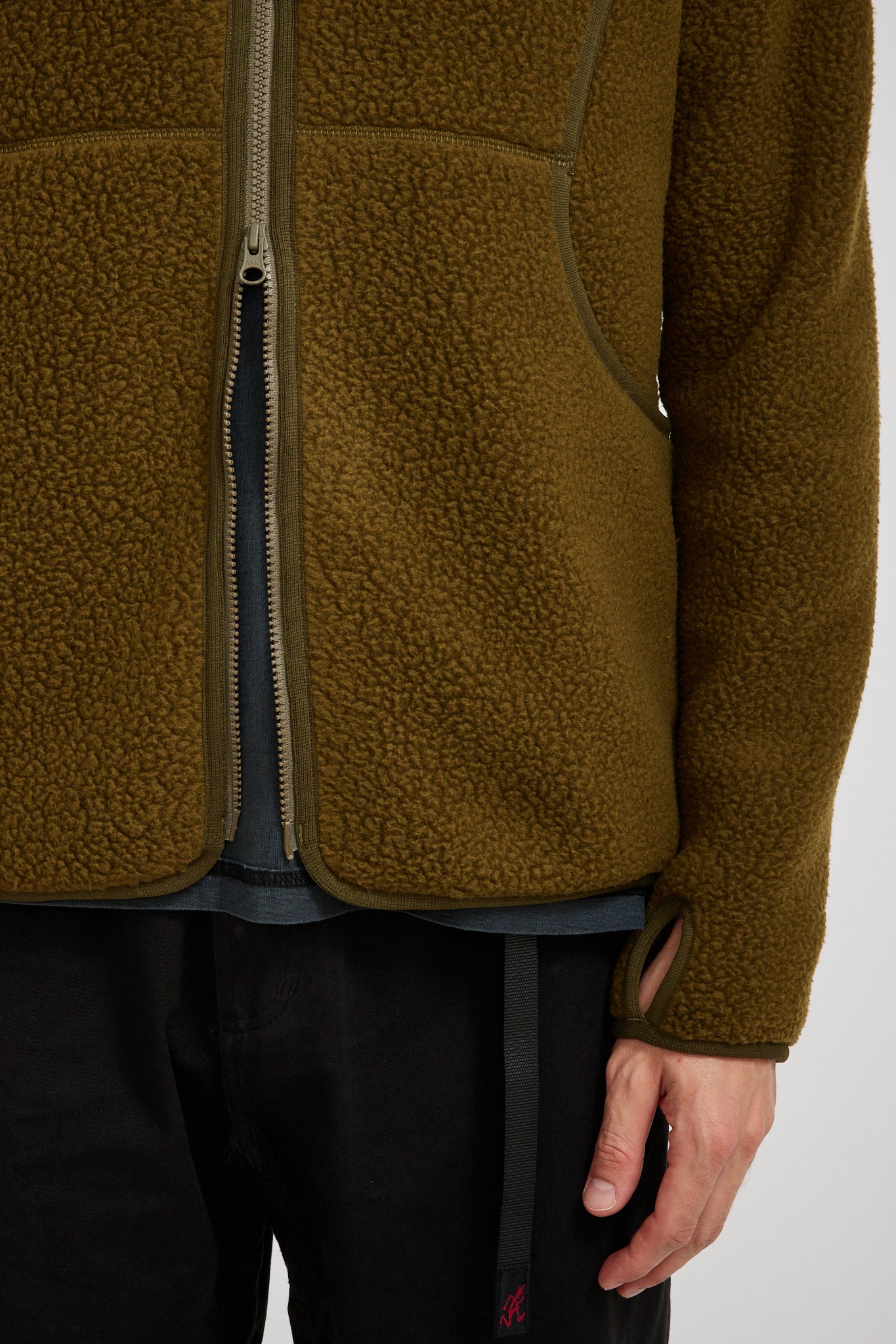 Thermal Boa Fleece Jacket Olive