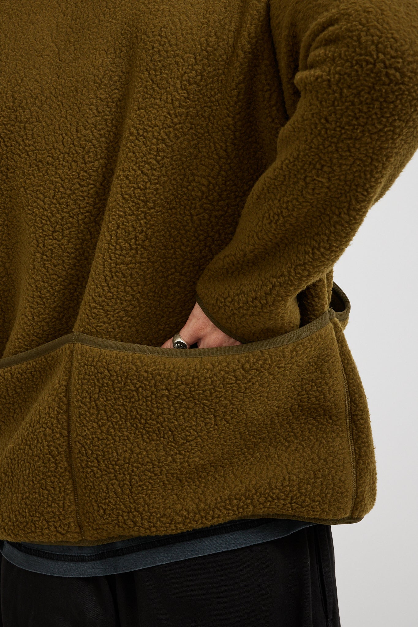 Thermal Boa Fleece Jacket Olive