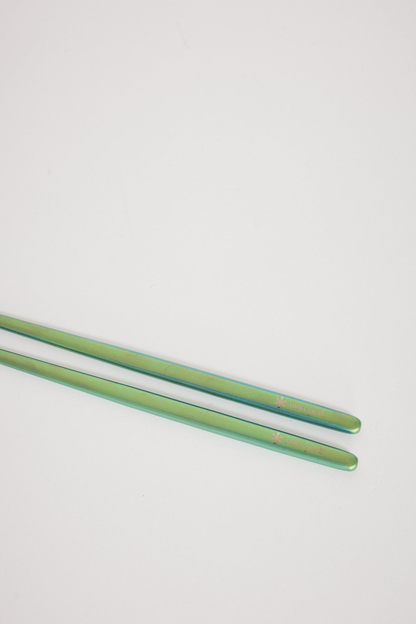 Snow Peak | Titanium Chopsticks Green | Maplestore