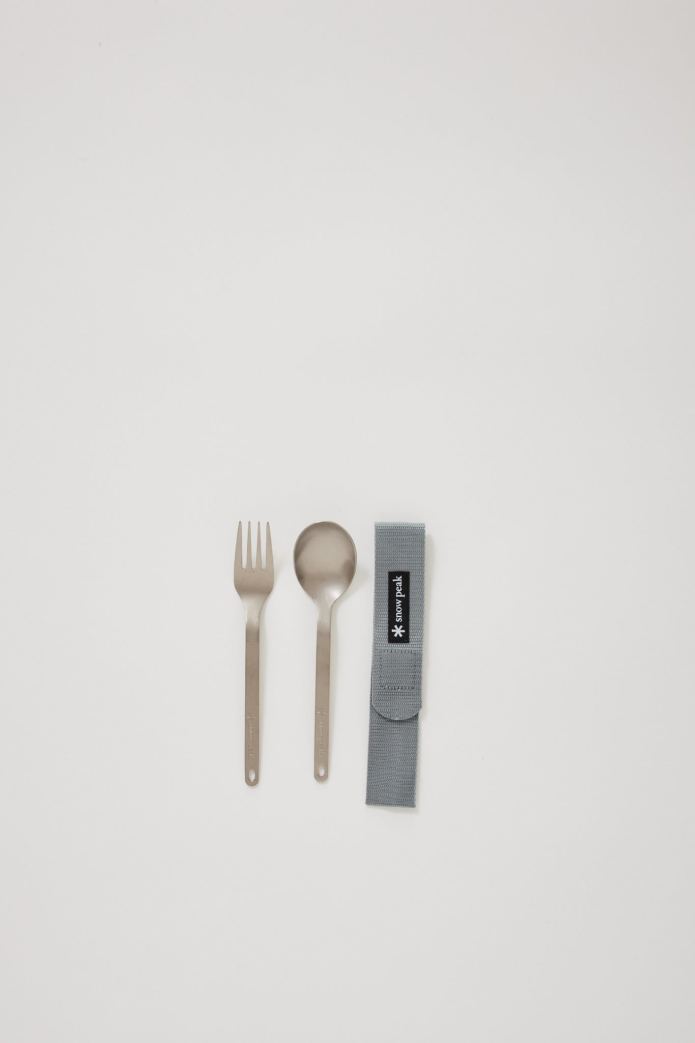 Snow Peak | Titanium Fork & Spoon Set | Maplestore