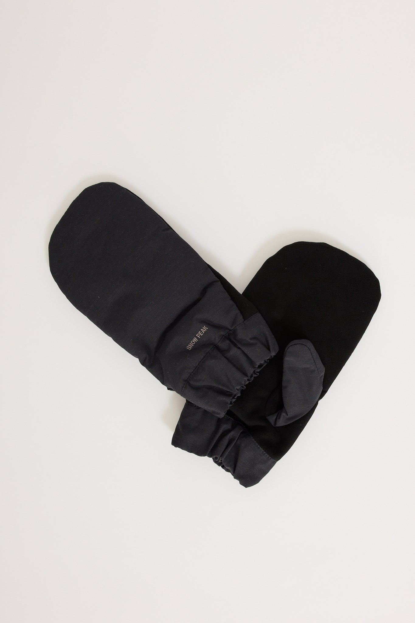 FR Down Mittens Black