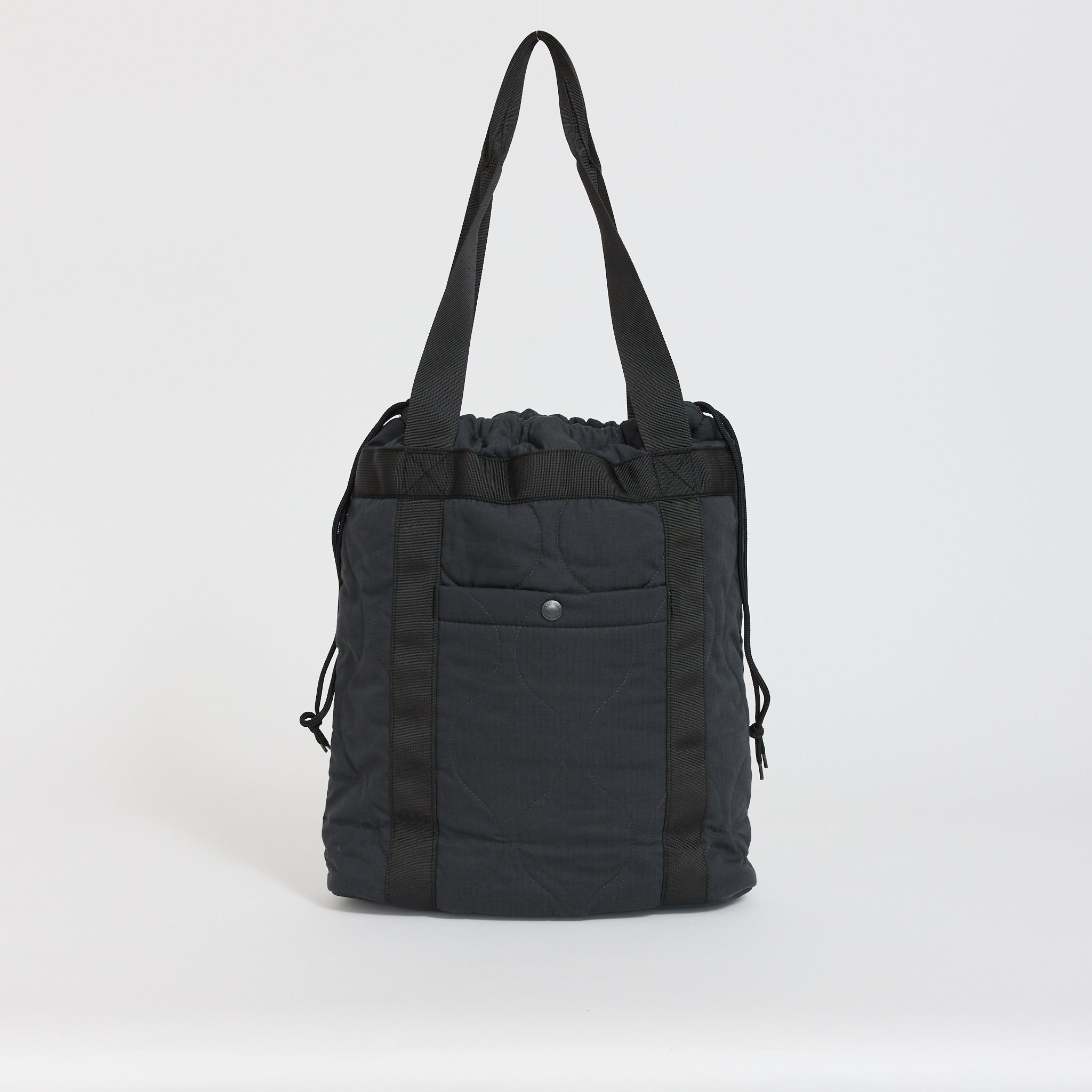 Quilted Ripstop Tote Black | Maplestore