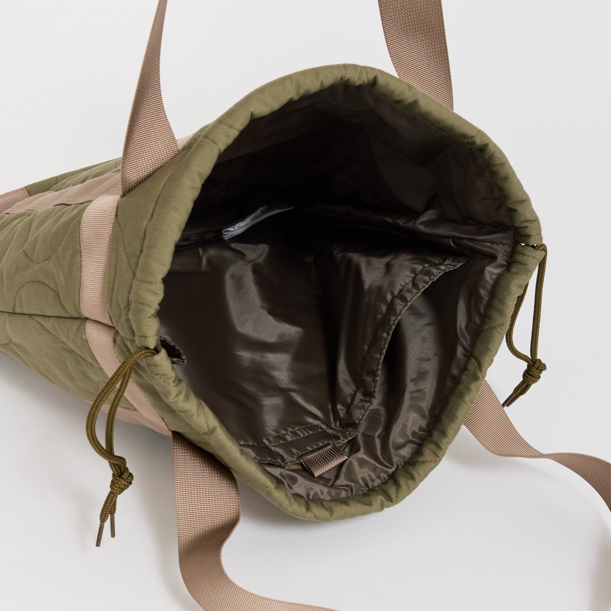 Quilted Ripstop Tote Olive