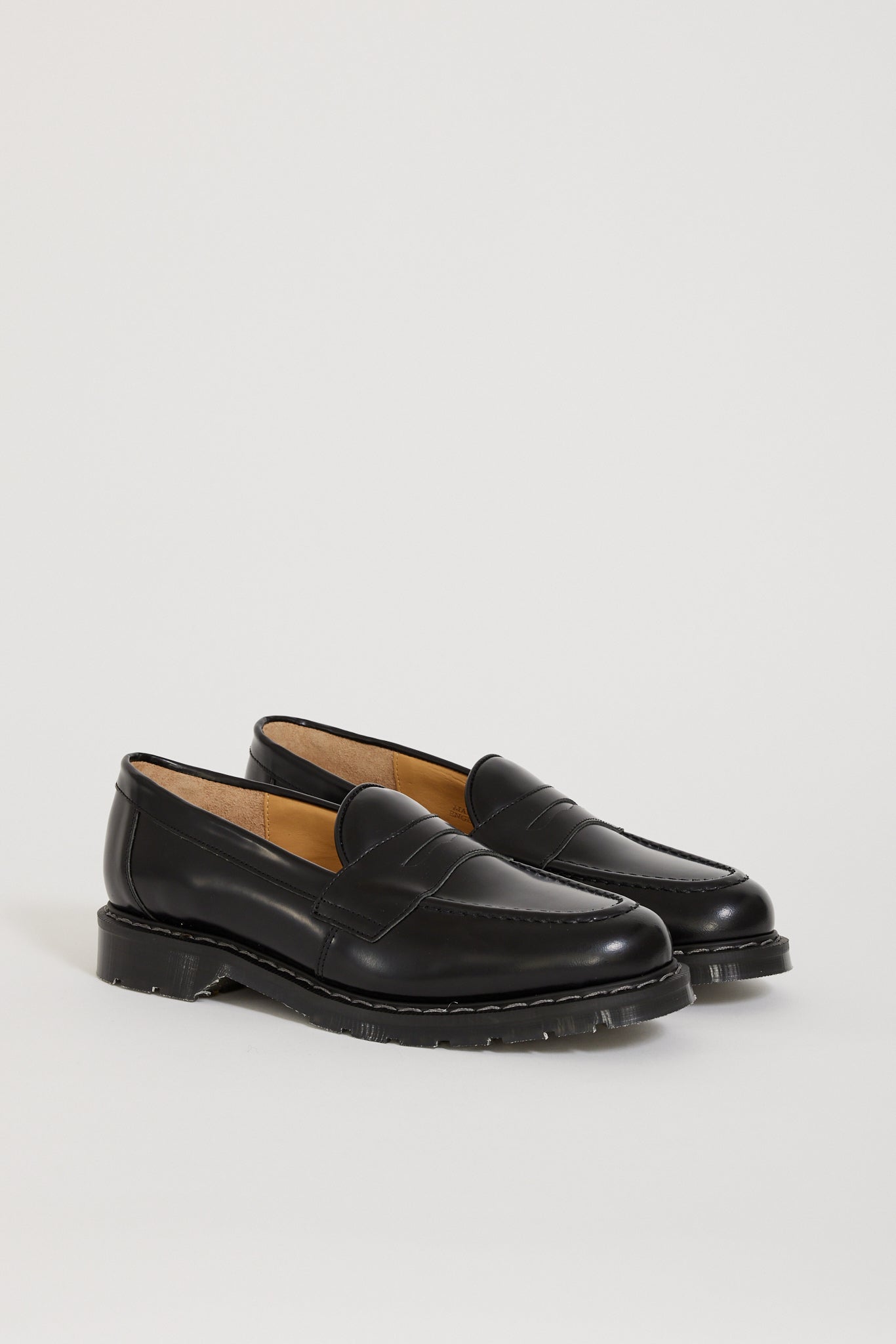 Solovair | Hi Shine Penny Loafer Black | Maplestore